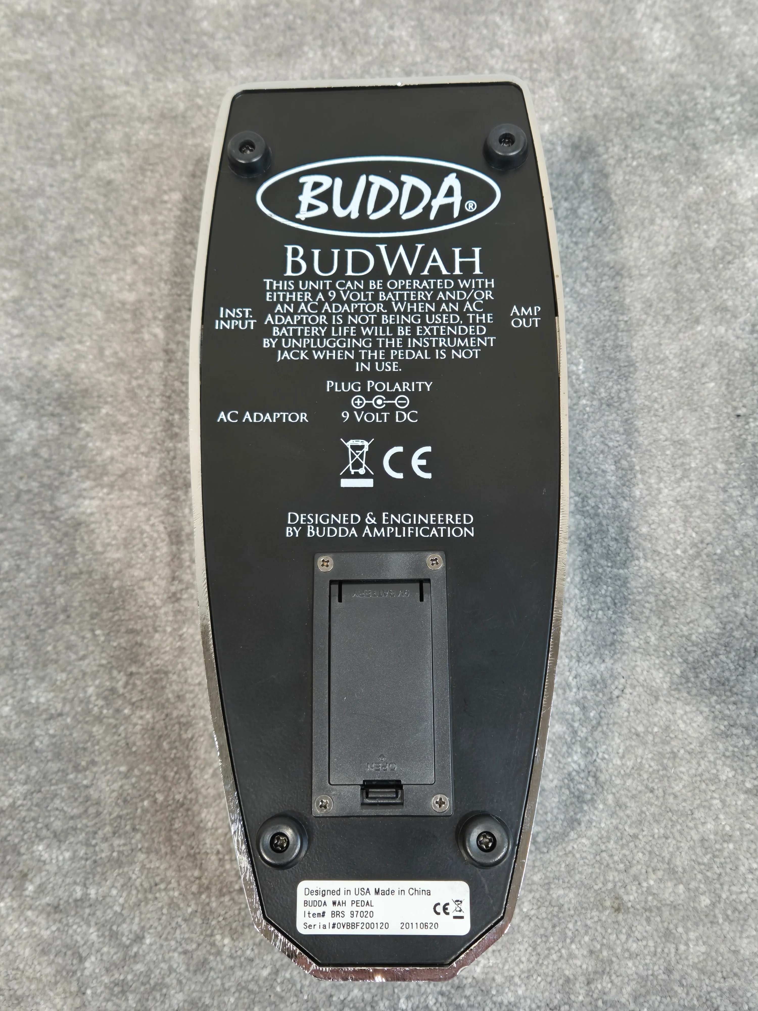 Budda BudWah Wah Pedal -  Guitar Effect Pedal - Image 5