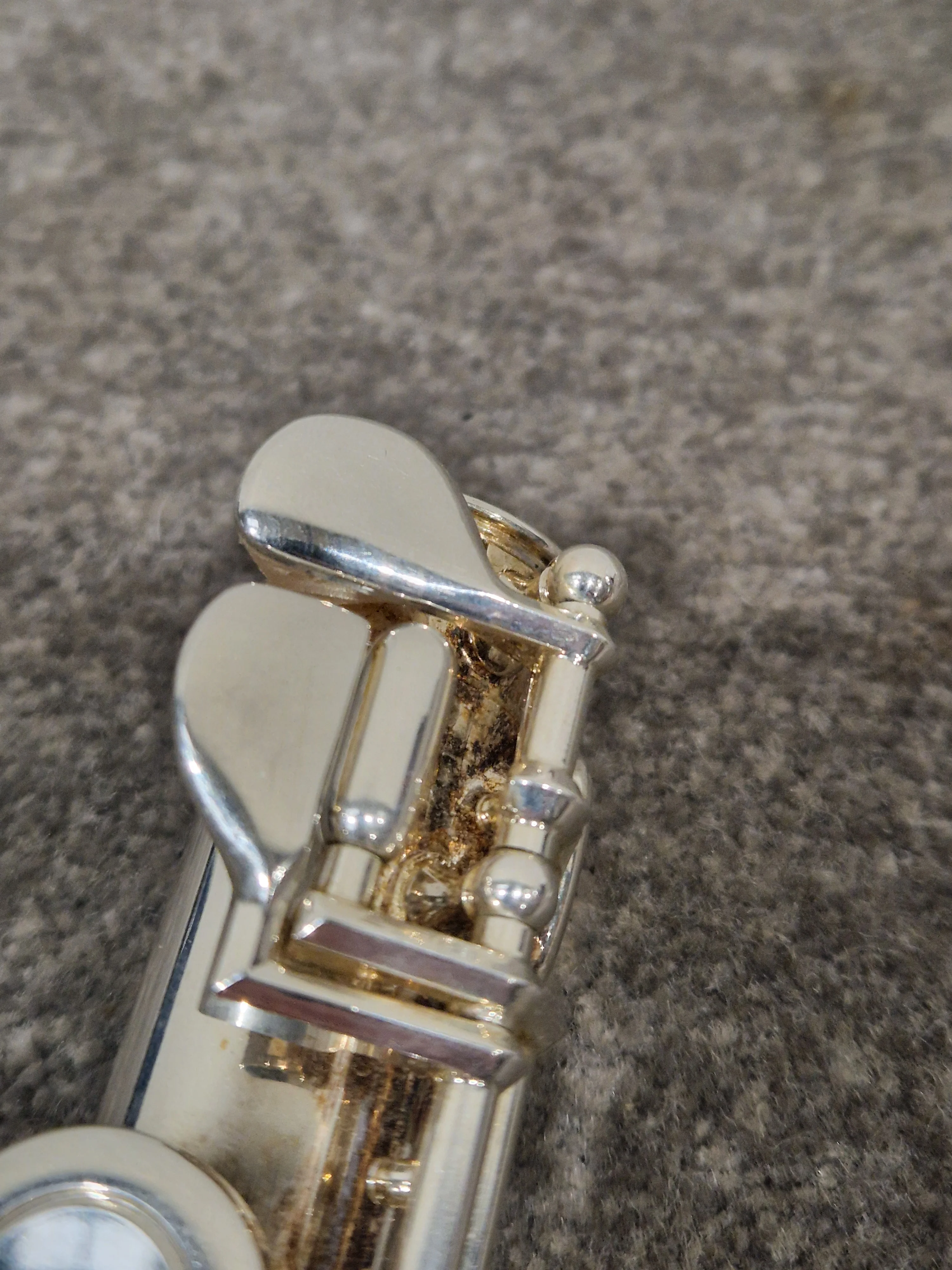 Buffet Crampon Paris Cooper Scale 228 Silver Nickel Standard Flute - Silver Finish - Very Good w/ Hard Case - Image 12