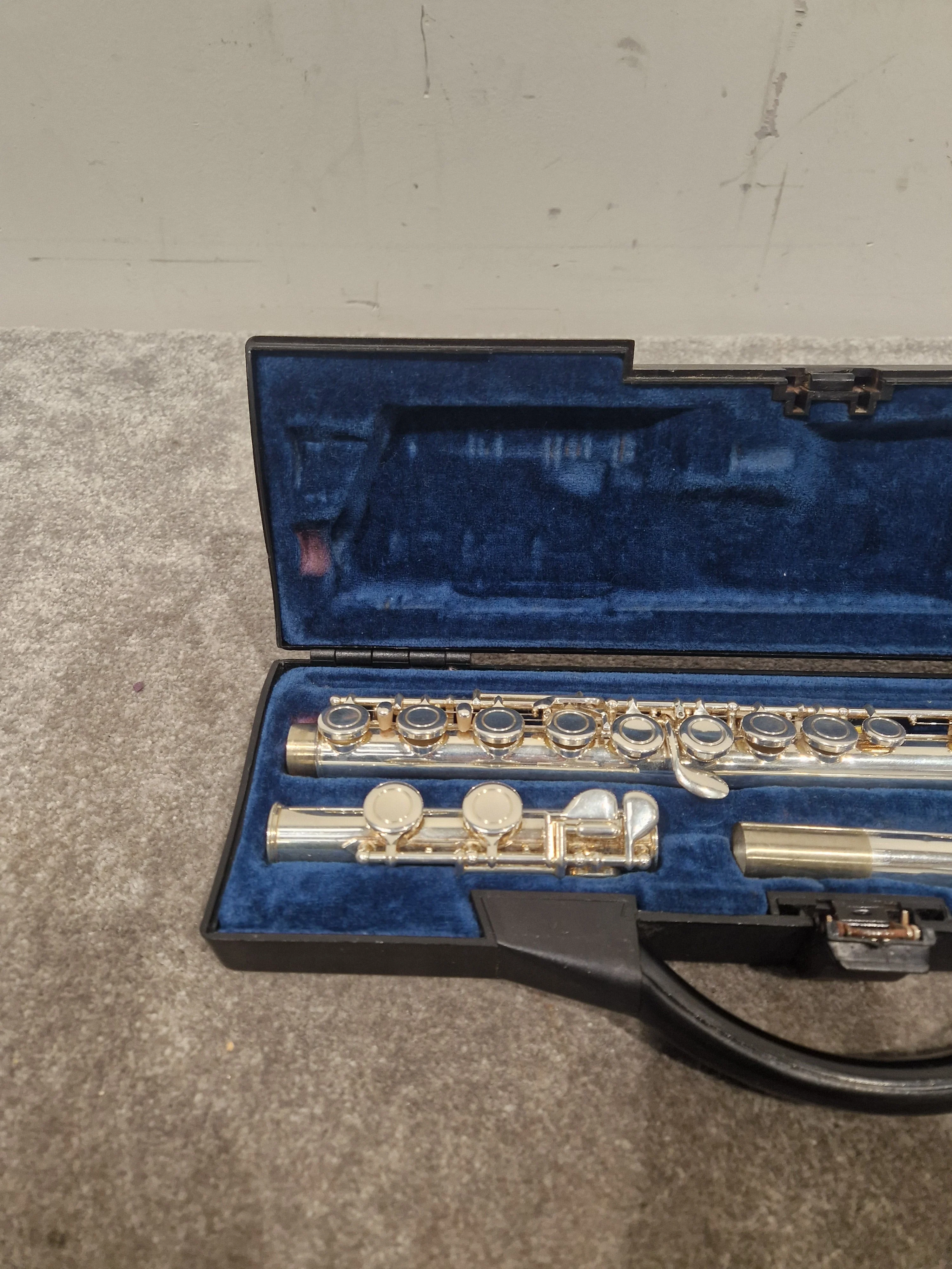 Buffet Crampon Paris Cooper Scale 228 Silver Nickel Standard Flute - Silver Finish - Very Good w/ Hard Case - Image 5