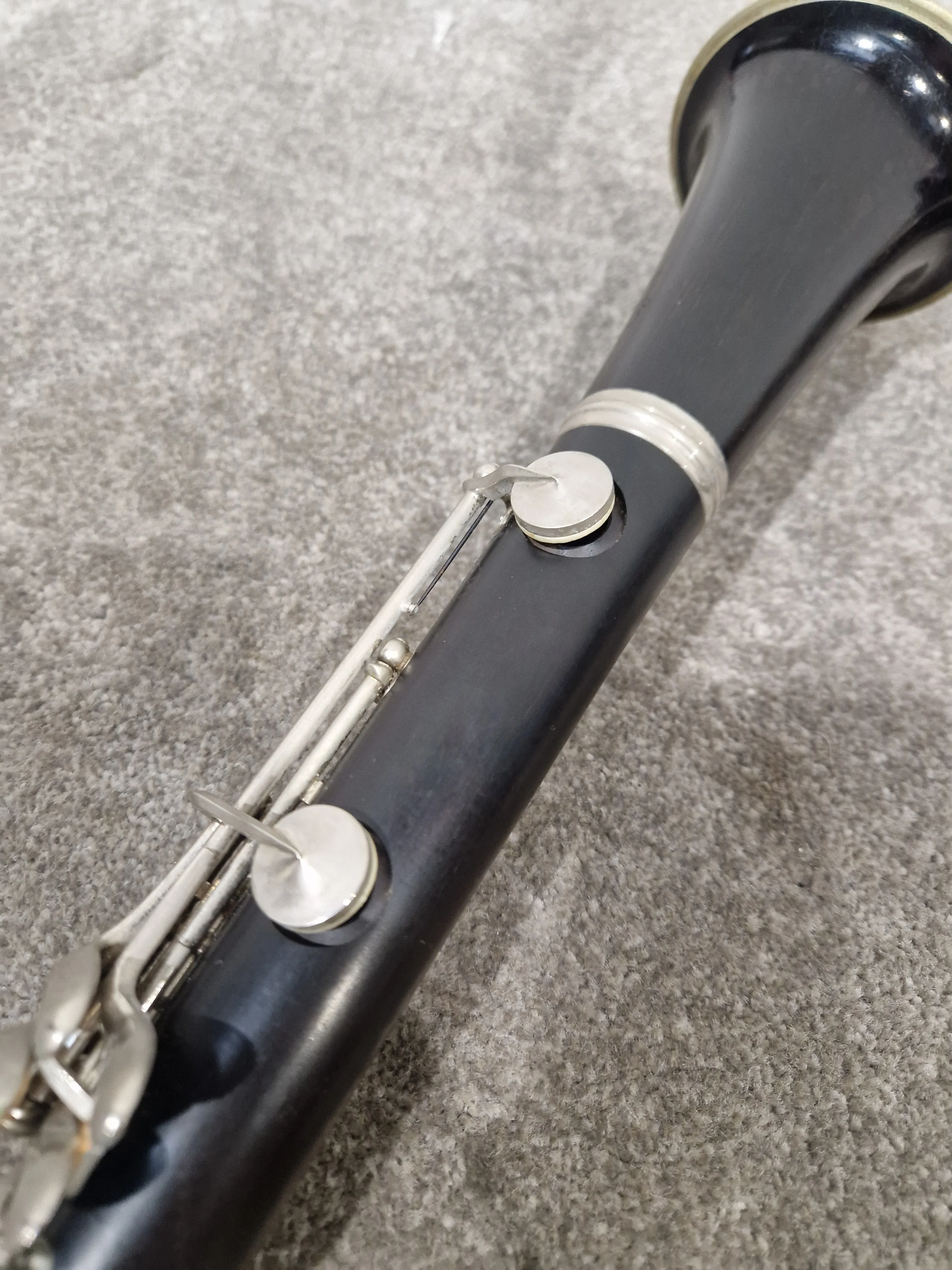 Buffet E11 And Buffet C12 Clarinets - Intermediate Woodwind Models - Very Good w/ Hard Case - Image 10