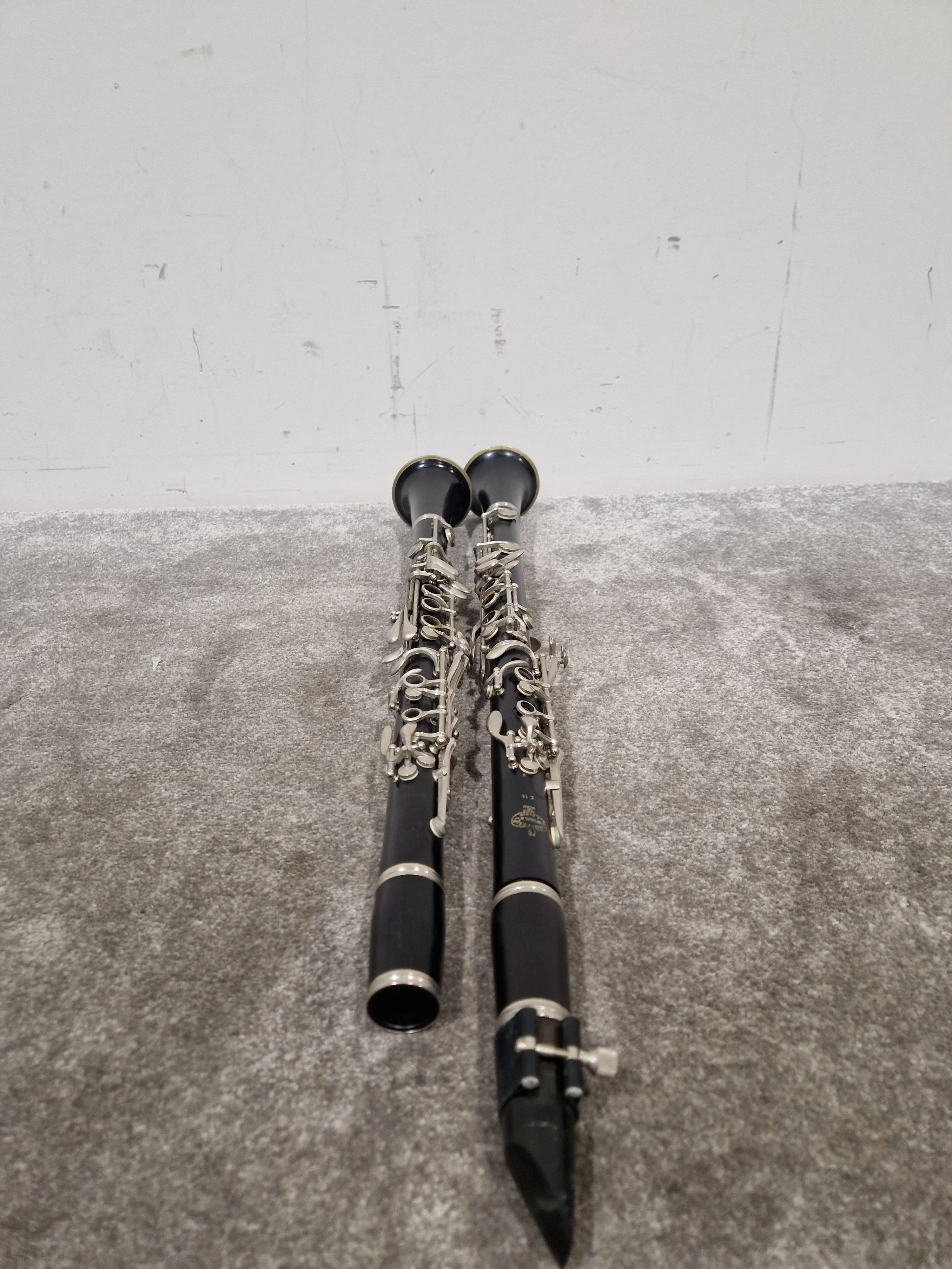 Buffet E11 And Buffet C12 Clarinets - Intermediate Woodwind Models - Very Good w/ Hard Case - Image 13