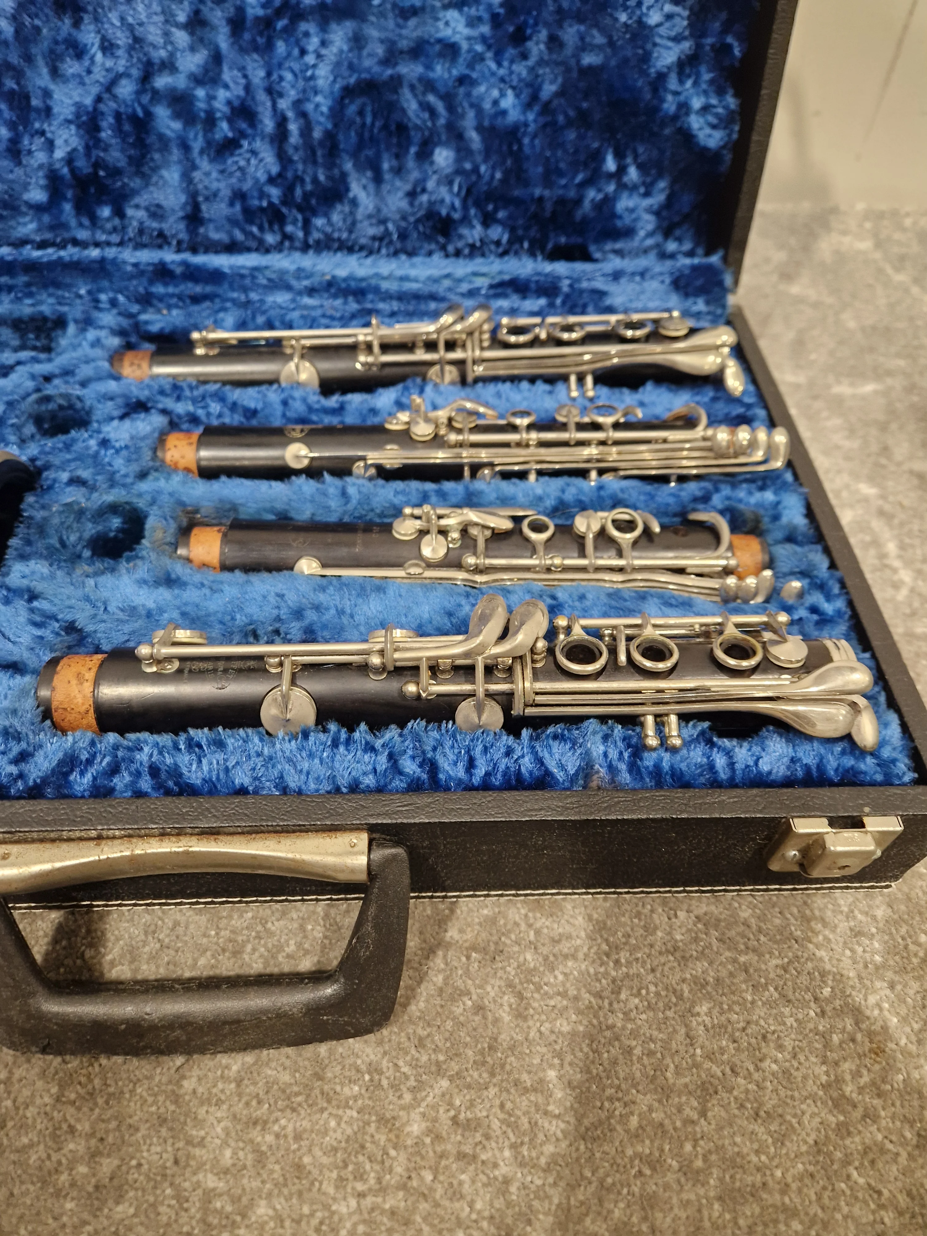 Buffet E11 And Buffet C12 Clarinets - Intermediate Woodwind Models - Very Good w/ Hard Case - Image 18