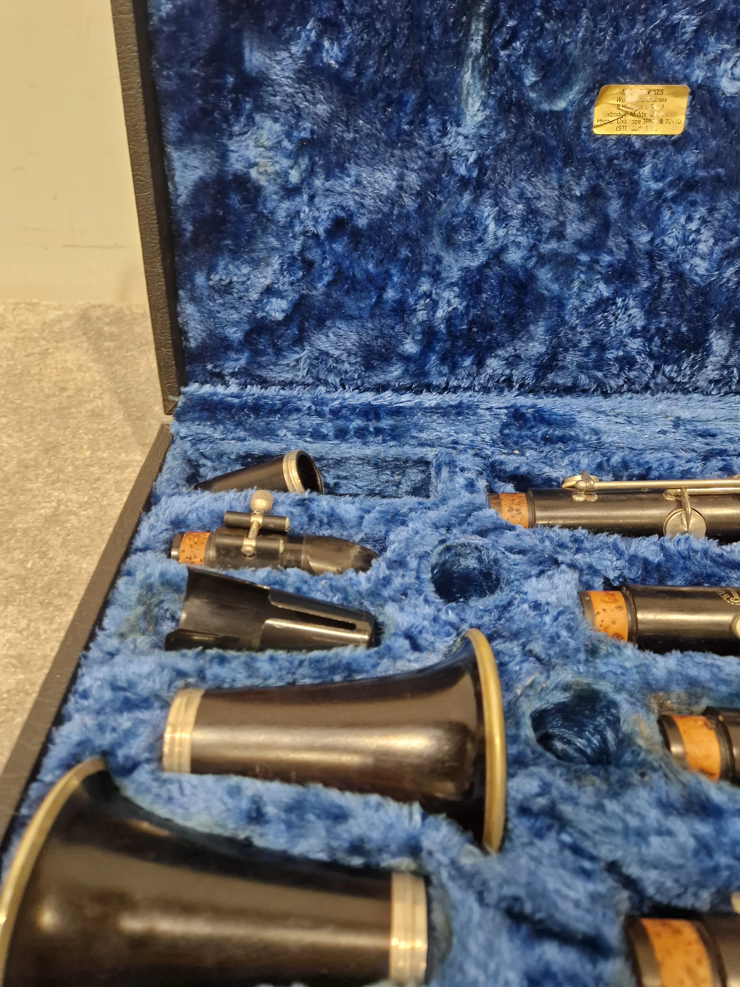Buffet E11 And Buffet C12 Clarinets - Intermediate Woodwind Models - Very Good w/ Hard Case - Image 20