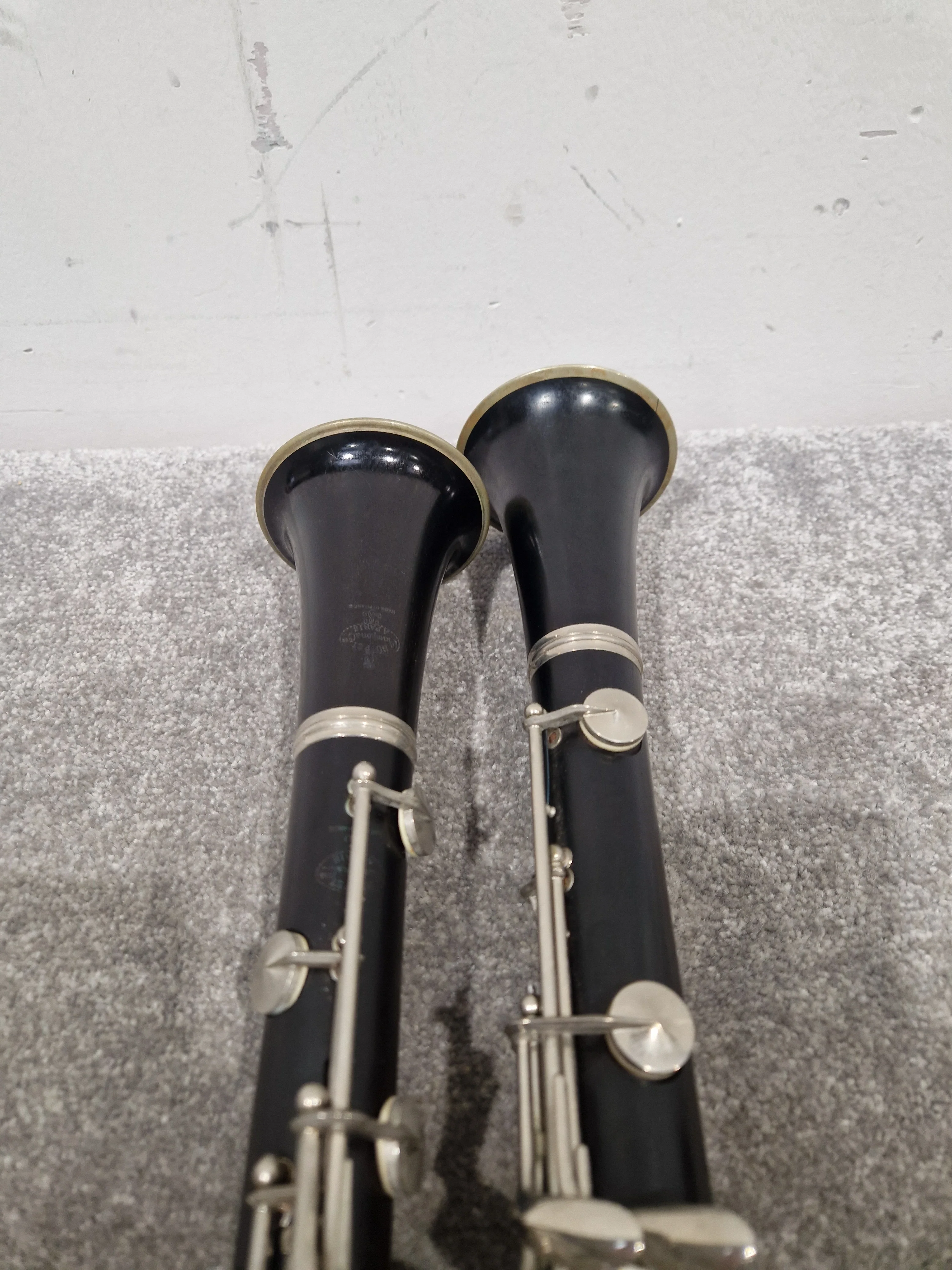 Buffet E11 And Buffet C12 Clarinets - Intermediate Woodwind Models - Very Good w/ Hard Case - Image 8