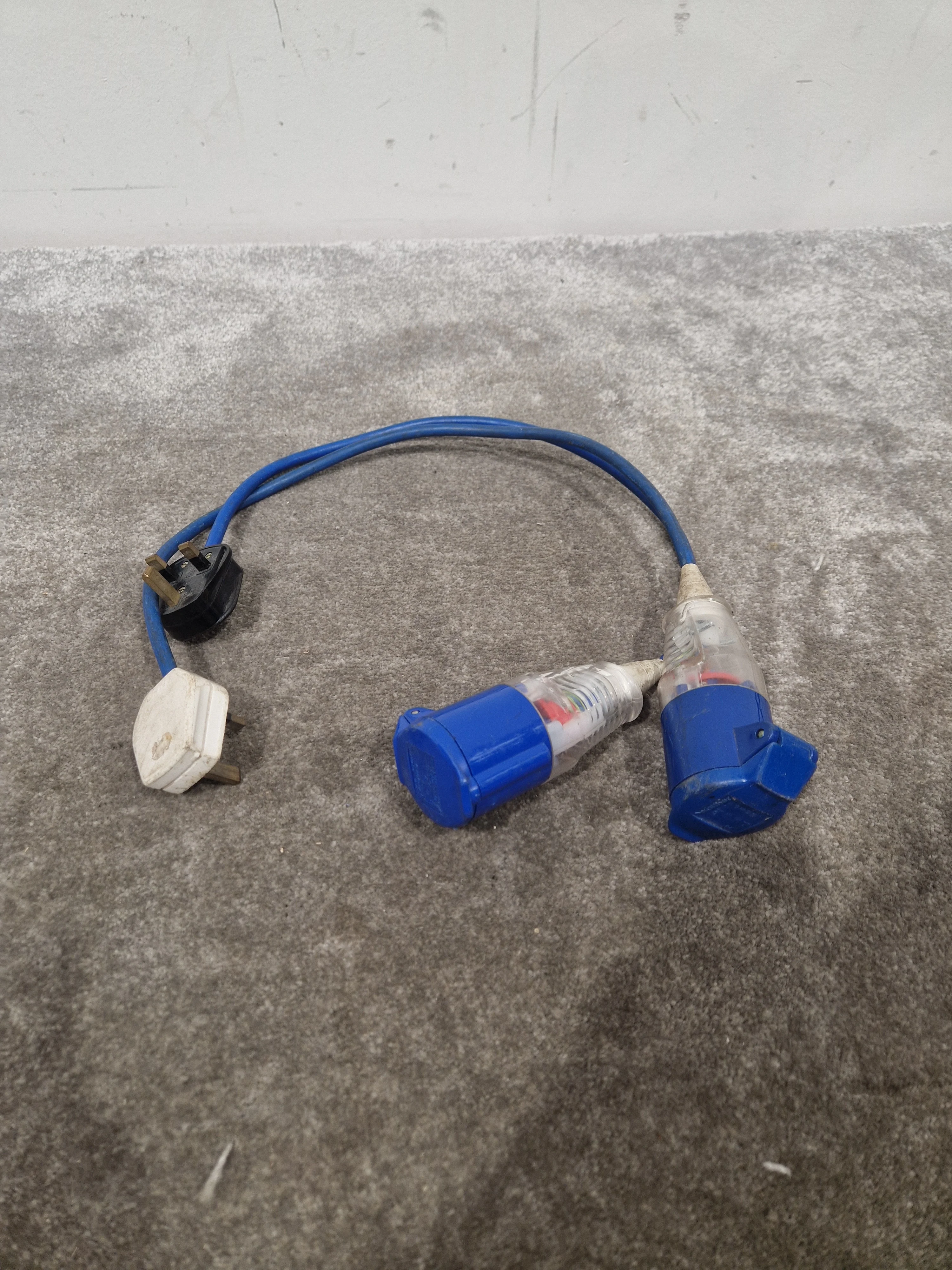 CAI UK-13A TO-16A Fly Lead Converter Pair 3FT - Electrical Adapter - Very Good - Image 2