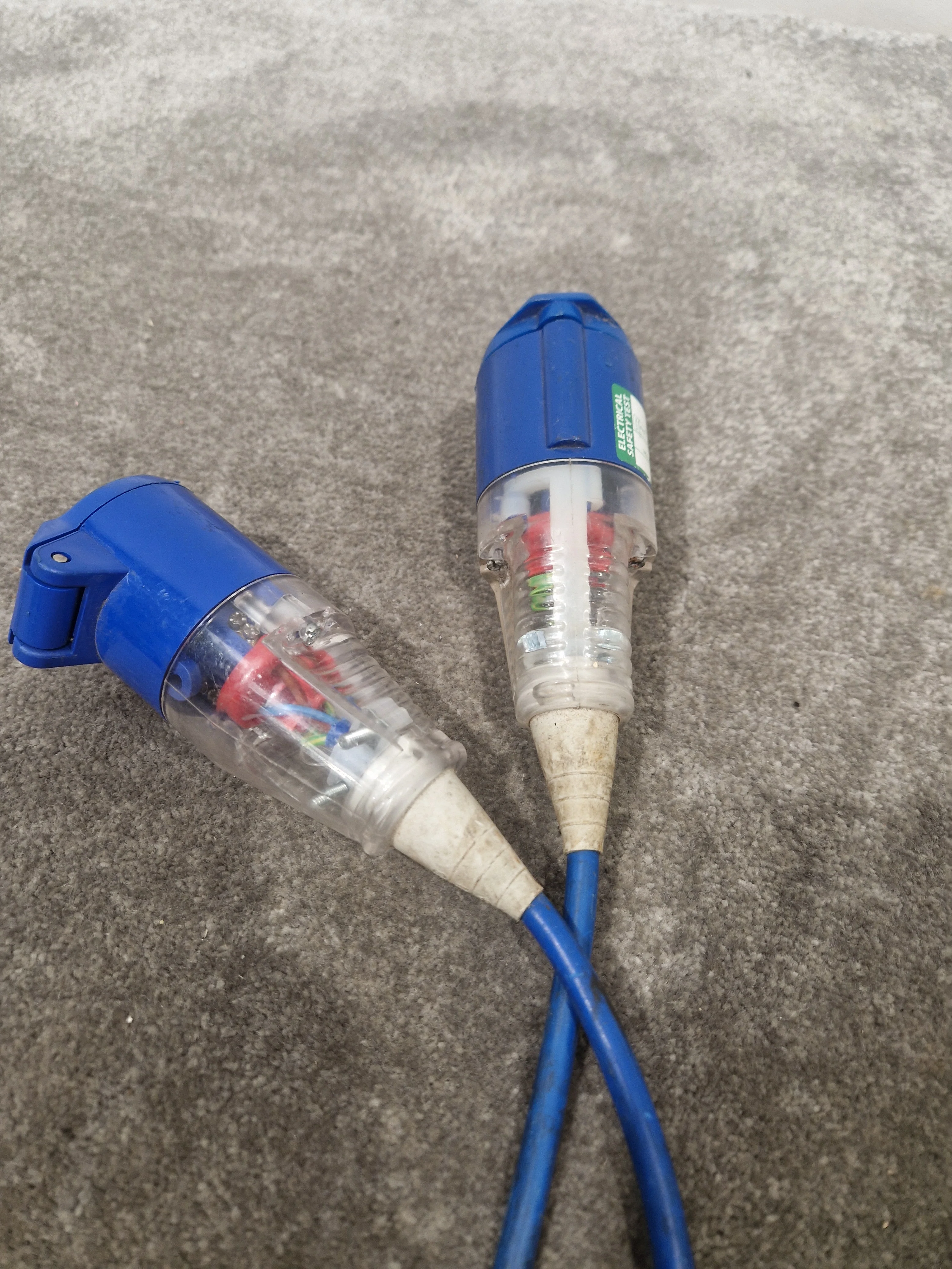 CAI UK-13A TO-16A Fly Lead Converter Pair 3FT - Electrical Adapter - Very Good - Image 7