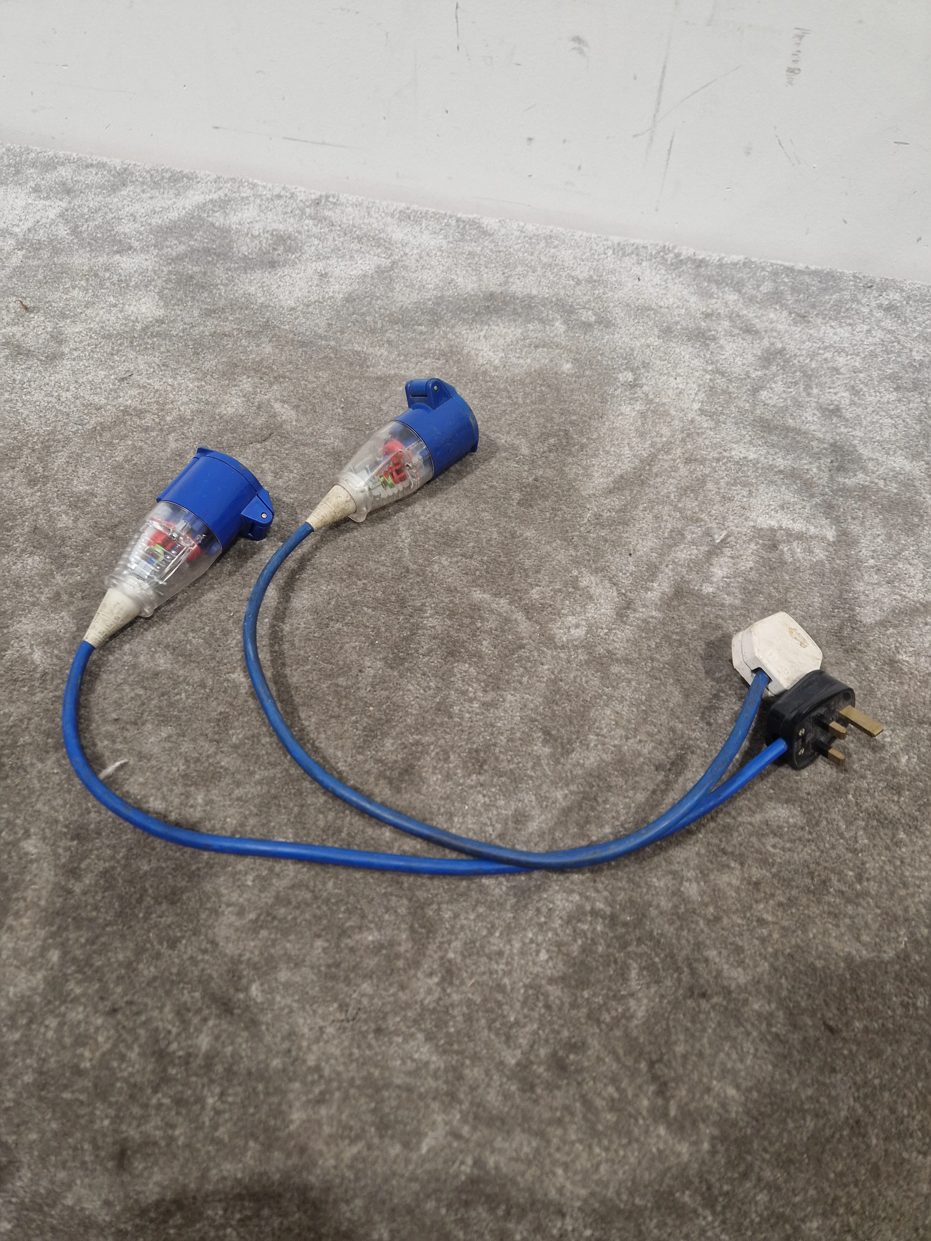 CAI UK-13A TO-16A Fly Lead Converter Pair 3FT - Electrical Adapter - Very Good - Image 9