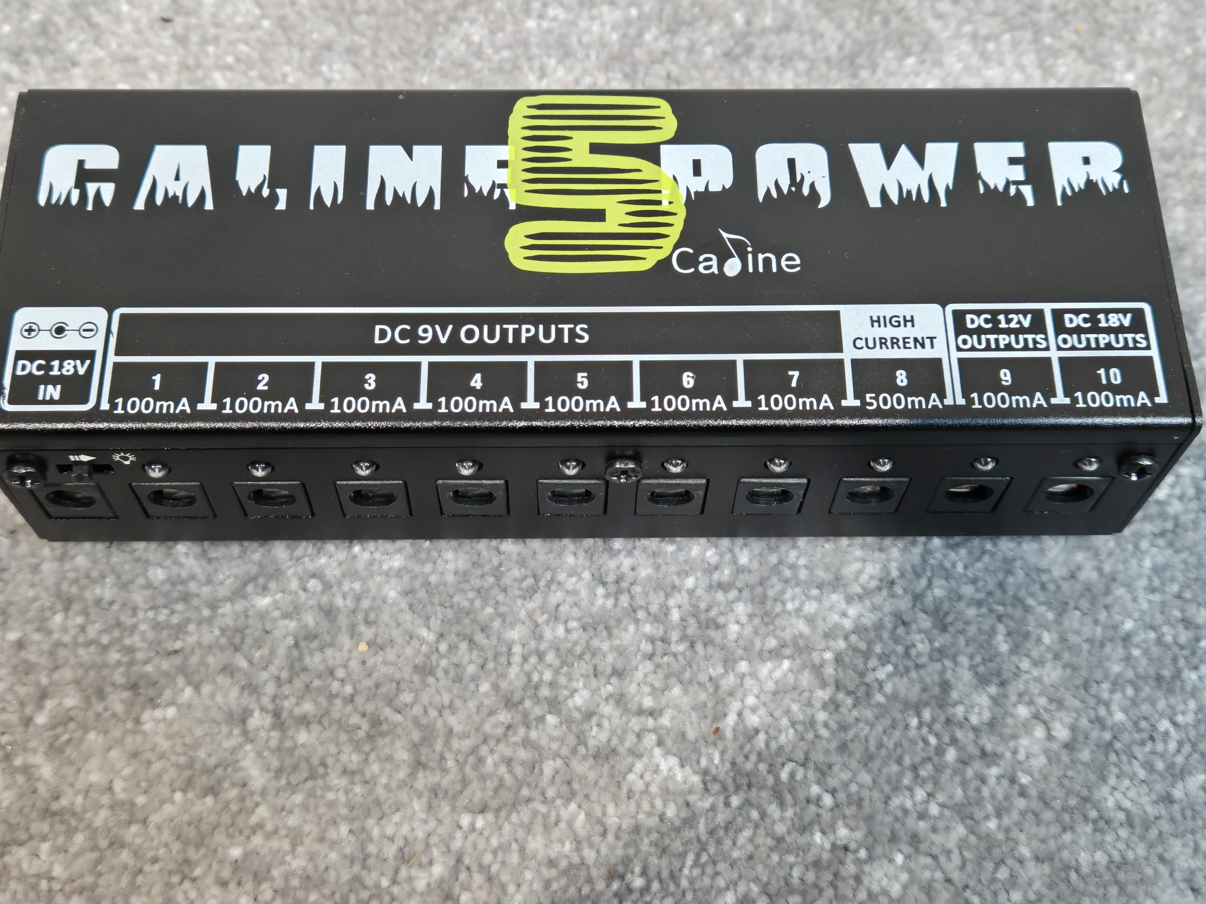 Caline 5 Power Brick - Electric Guitar Pedals Power Supply - Image 3