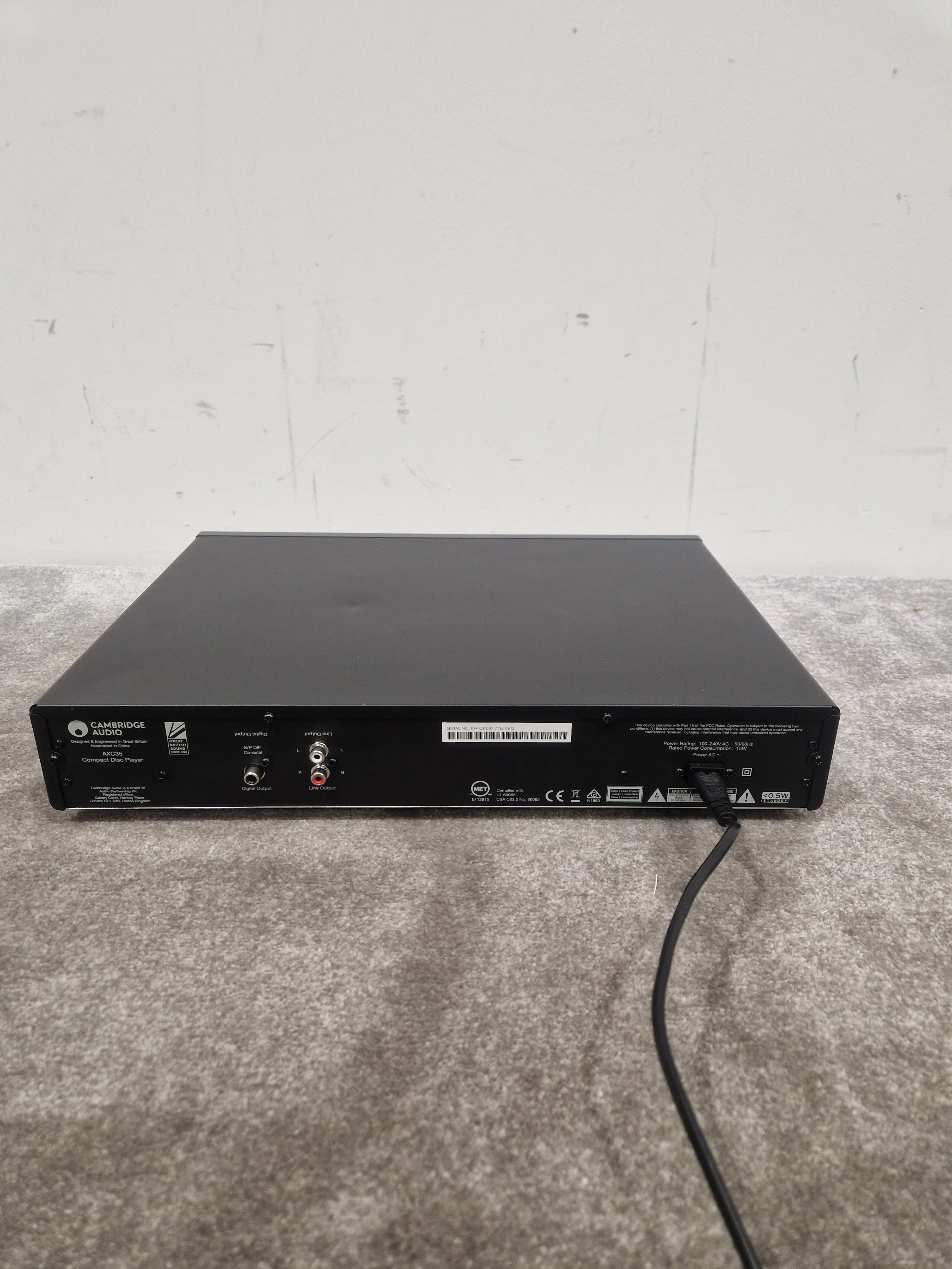 Cambridge Audio AXC35 - High-Precision CD Player - Excellent w/ Power Supply - Image 9