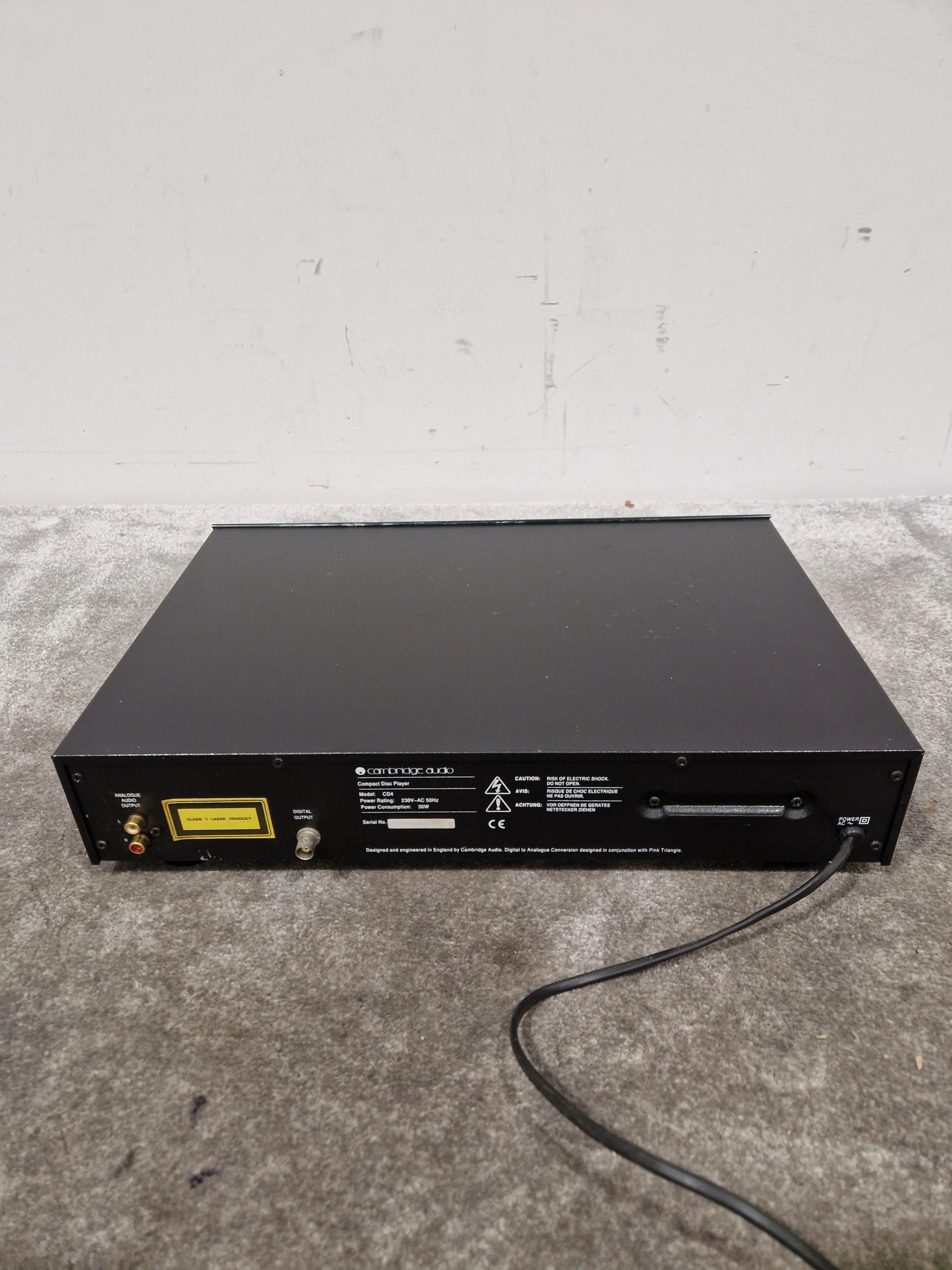 Cambridge Audio CD4 - High-Fidelity CD Player - Very Good w/ Power Supply - Image 9
