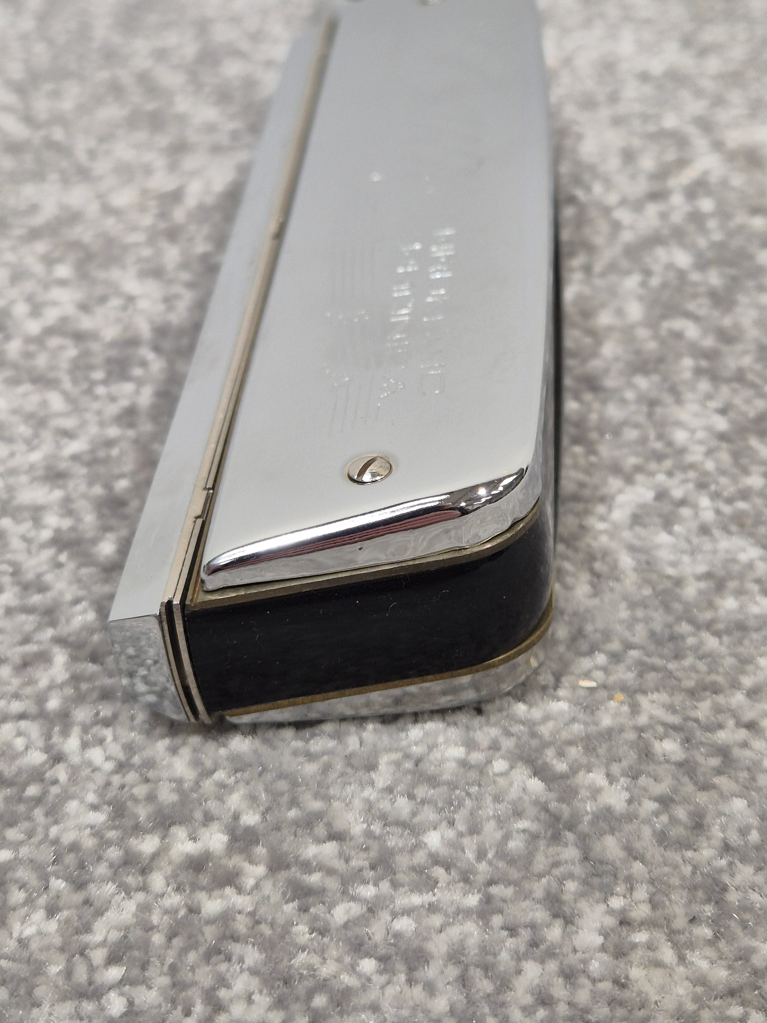 Lark - 12 Hole Chromatic Harmonica w/ Lark Hard Case - Image 4