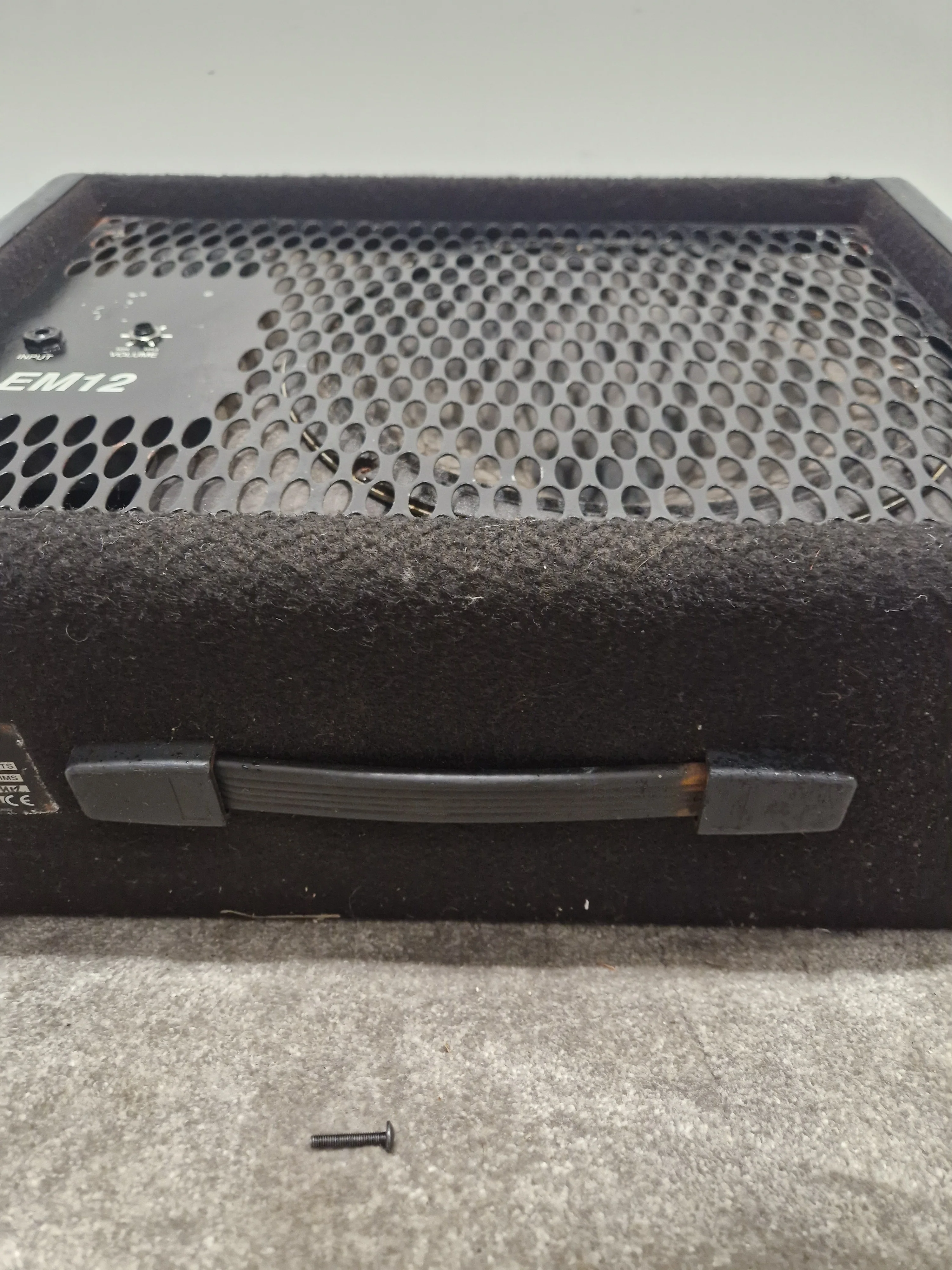 Carlsbro Alpha EM12 Floor Monitor - Black – Floor Monitor - Spares or Repair - Image 7