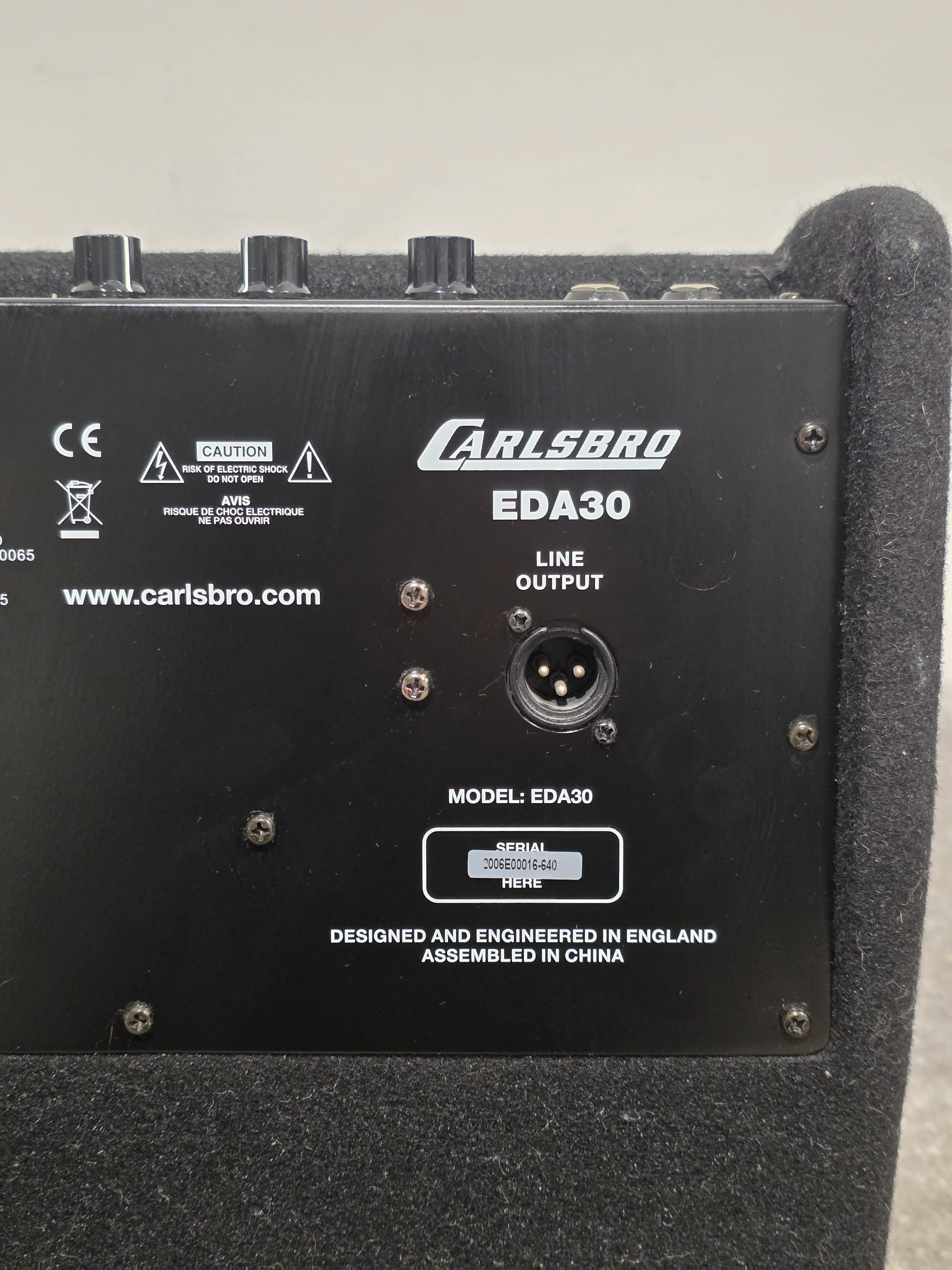 Carlsbro EDA30 - Electronic Drum Amplifier - Black - Excellent - Image 5