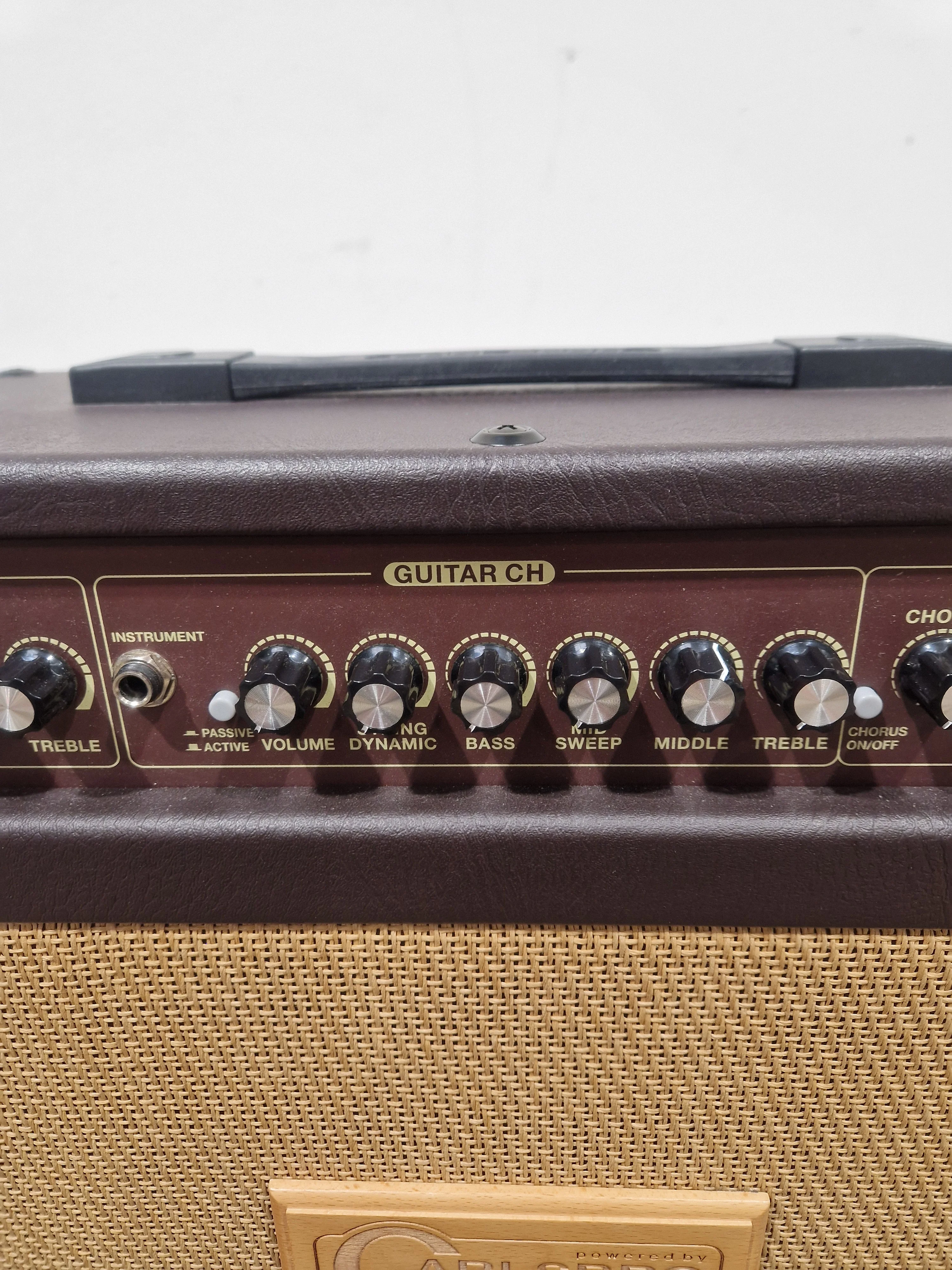 Carlsbro Sherwood 30R - Acoustic Guitar Amp - Very Good w/ Power Supply - Image 11