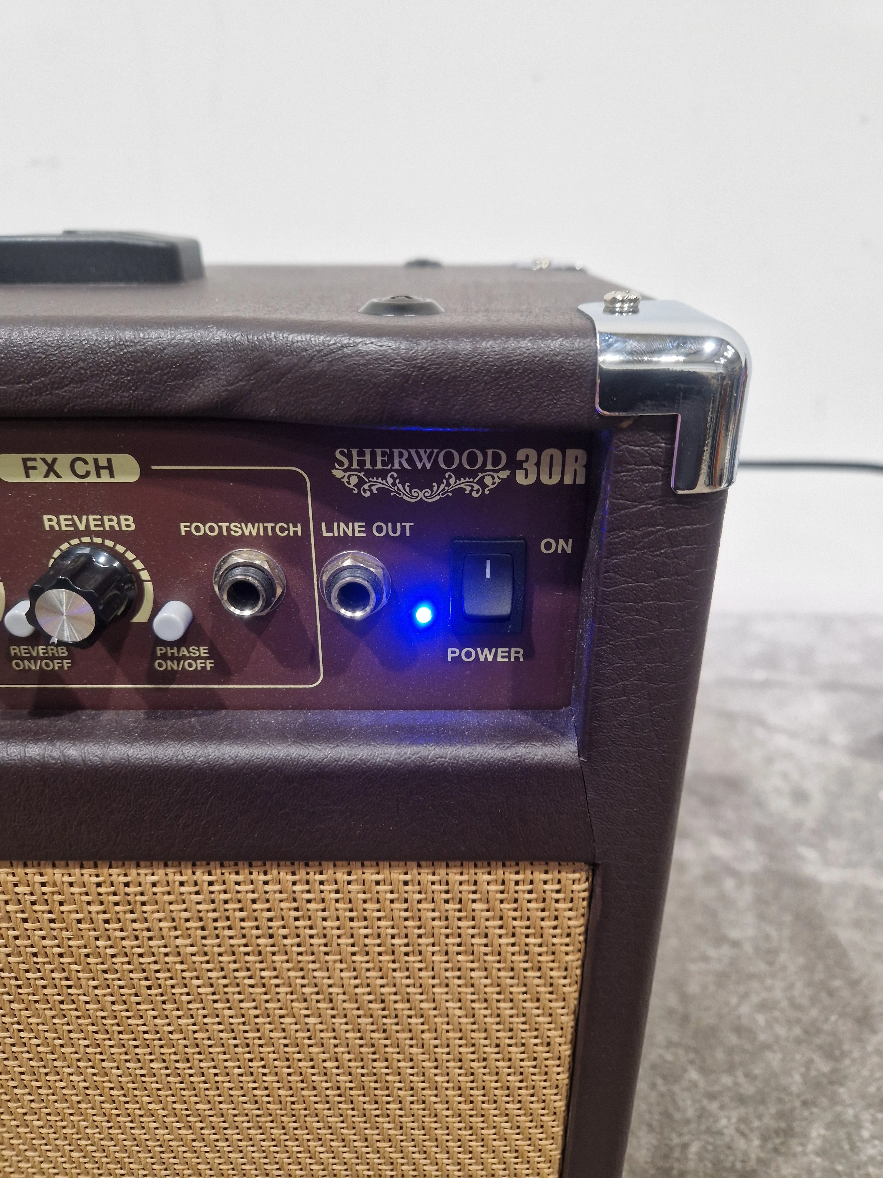 Carlsbro Sherwood 30R - Acoustic Guitar Amp - Very Good w/ Power Supply - Image 6