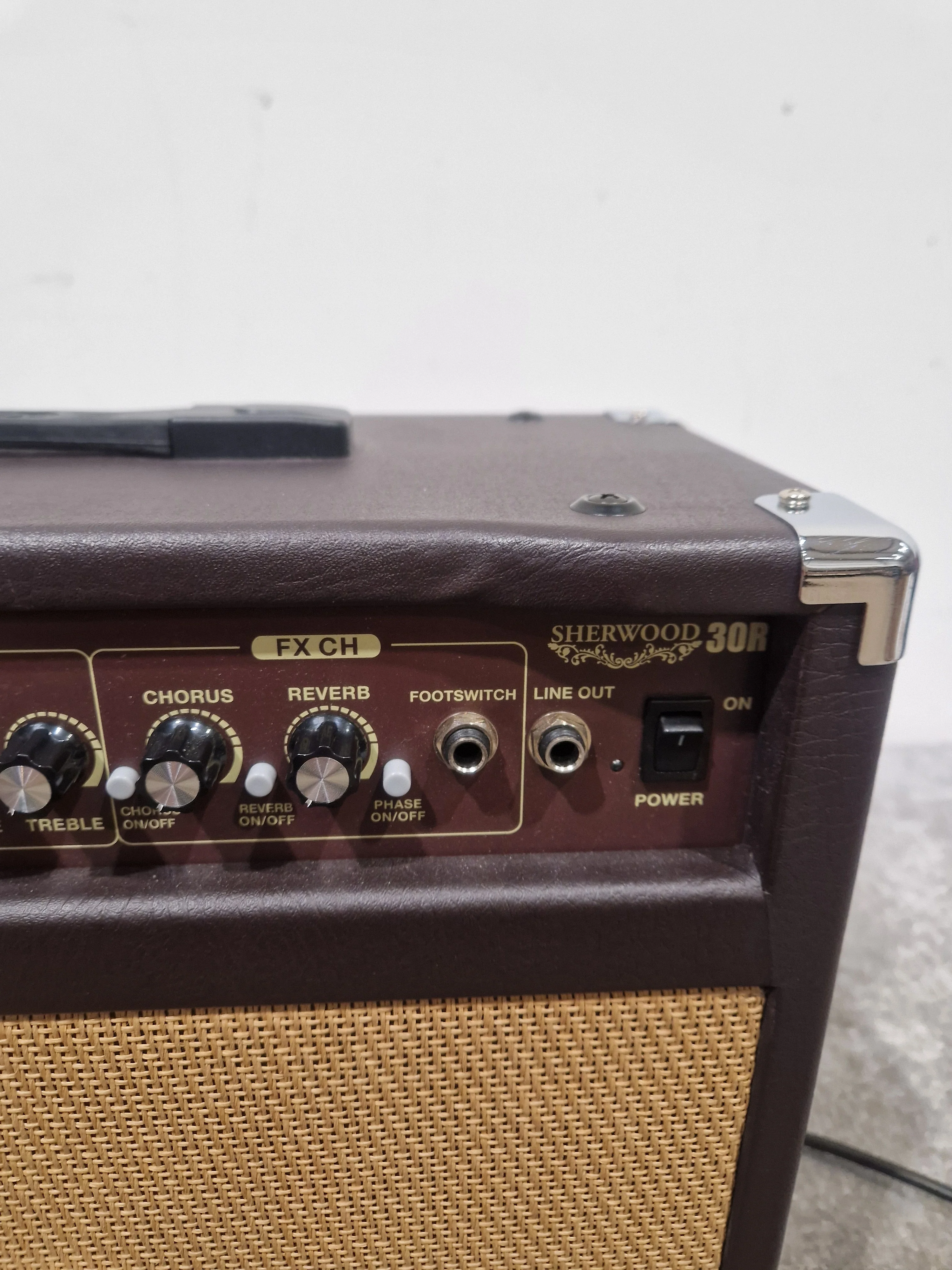 Carlsbro Sherwood 30R - Acoustic Guitar Amp - Very Good w/ Power Supply - Image 9
