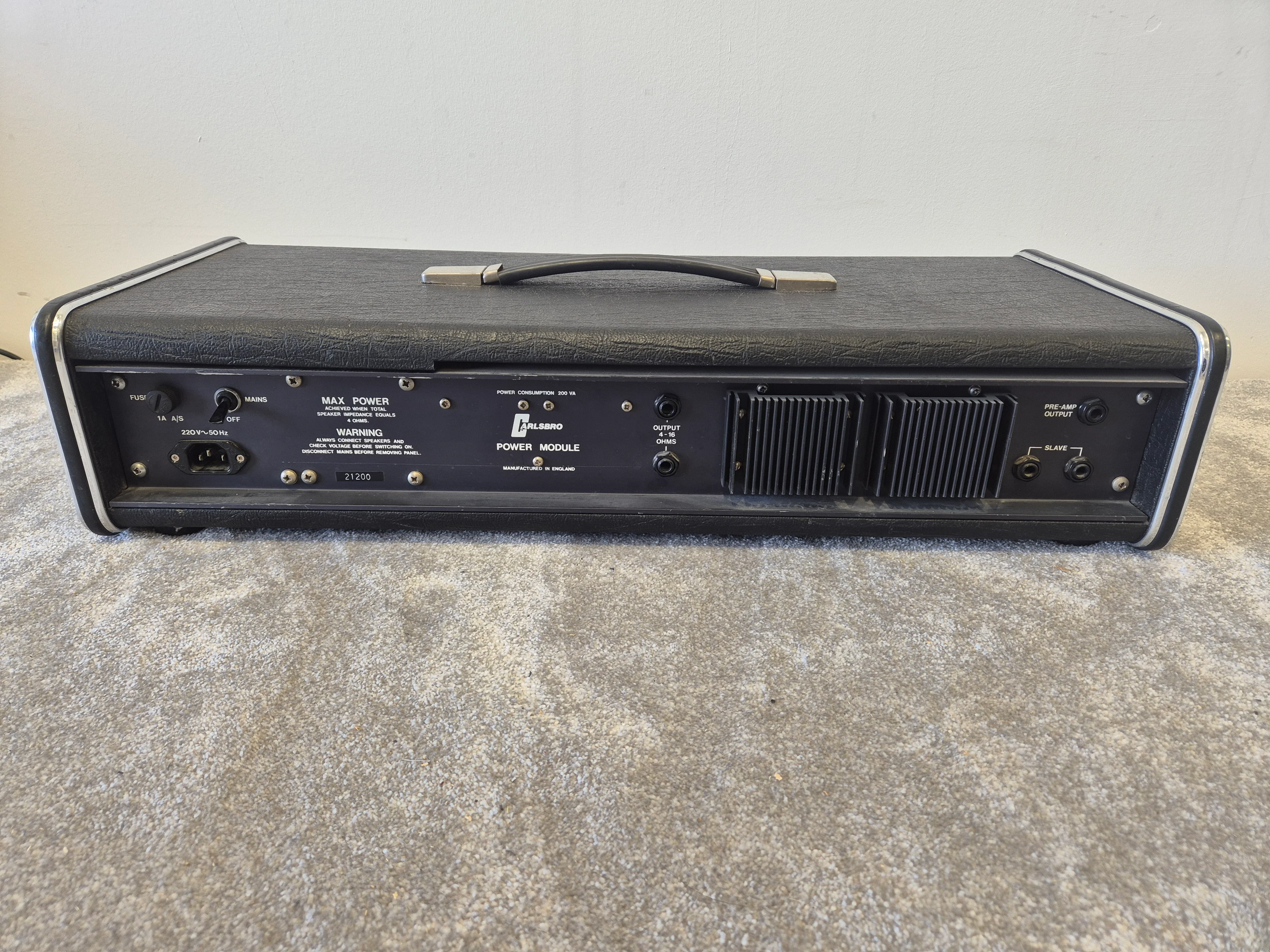 Carlsbro Stingray 150watt Bass Amplifier Head - Image 6