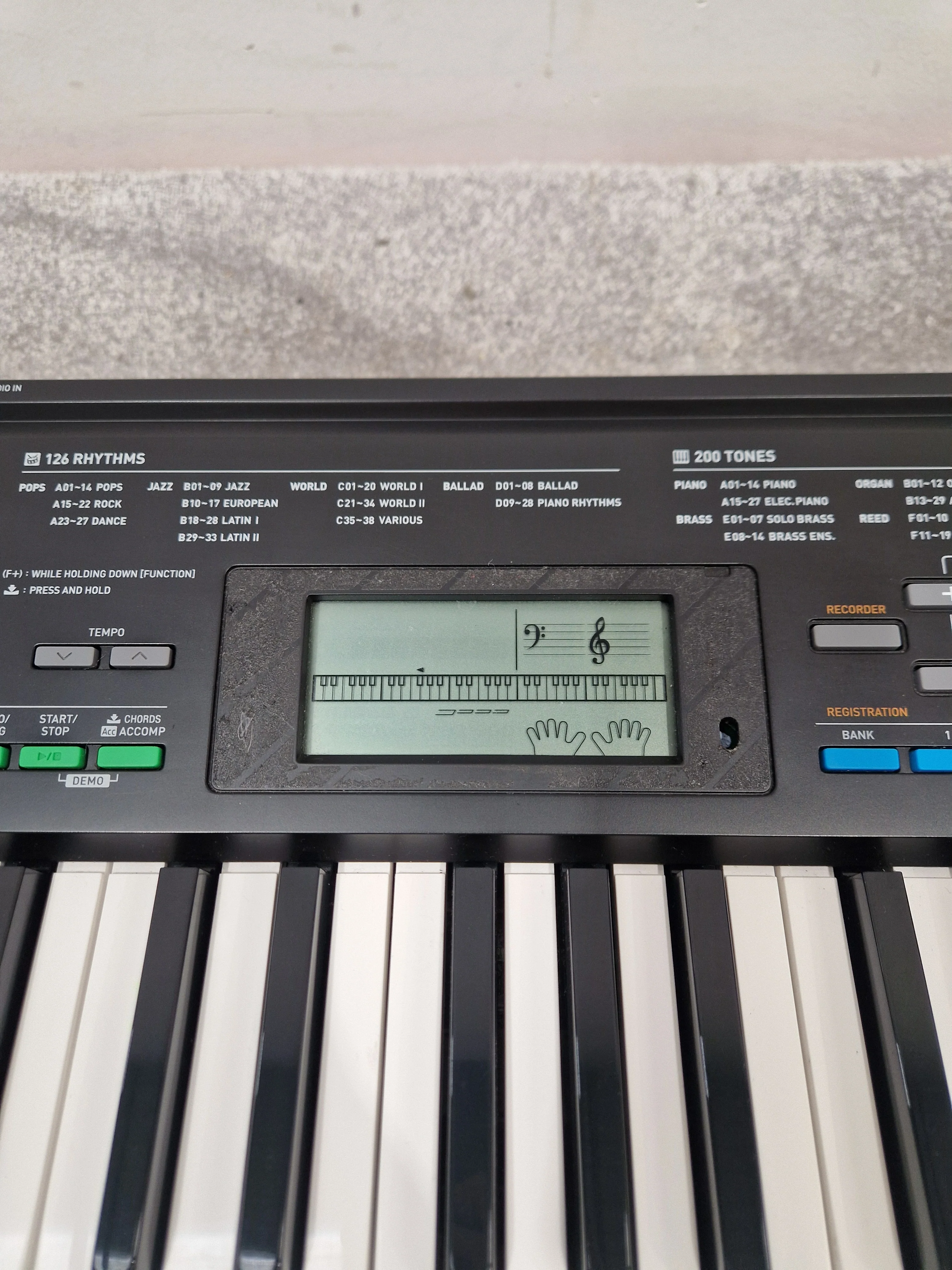 Casio Ctk-3400sk Keyboard - 61 Keys, Built-in Rhythms - Fair - Image 10