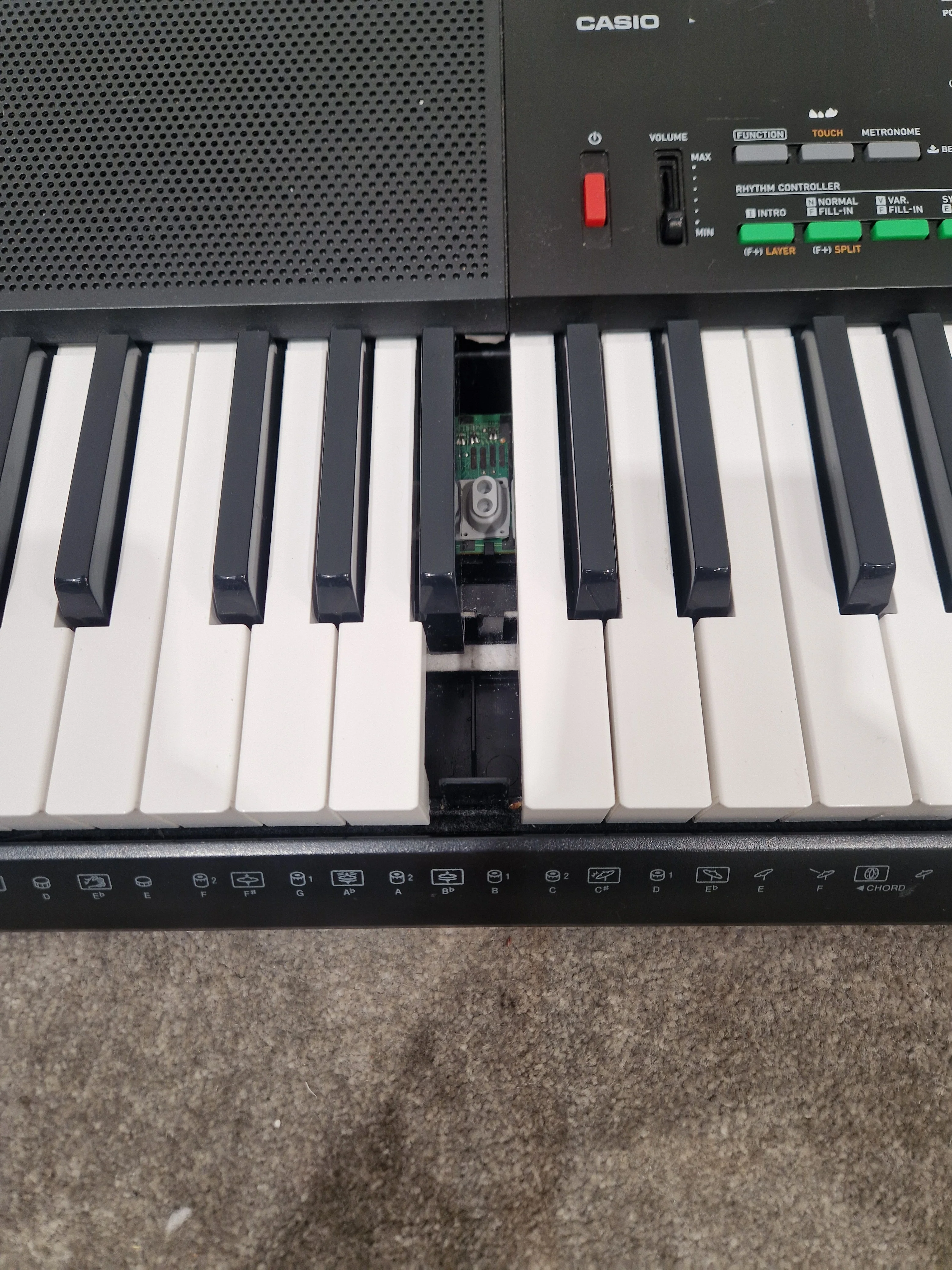 Casio Ctk-3400sk Keyboard - 61 Keys, Built-in Rhythms - Fair - Image 7