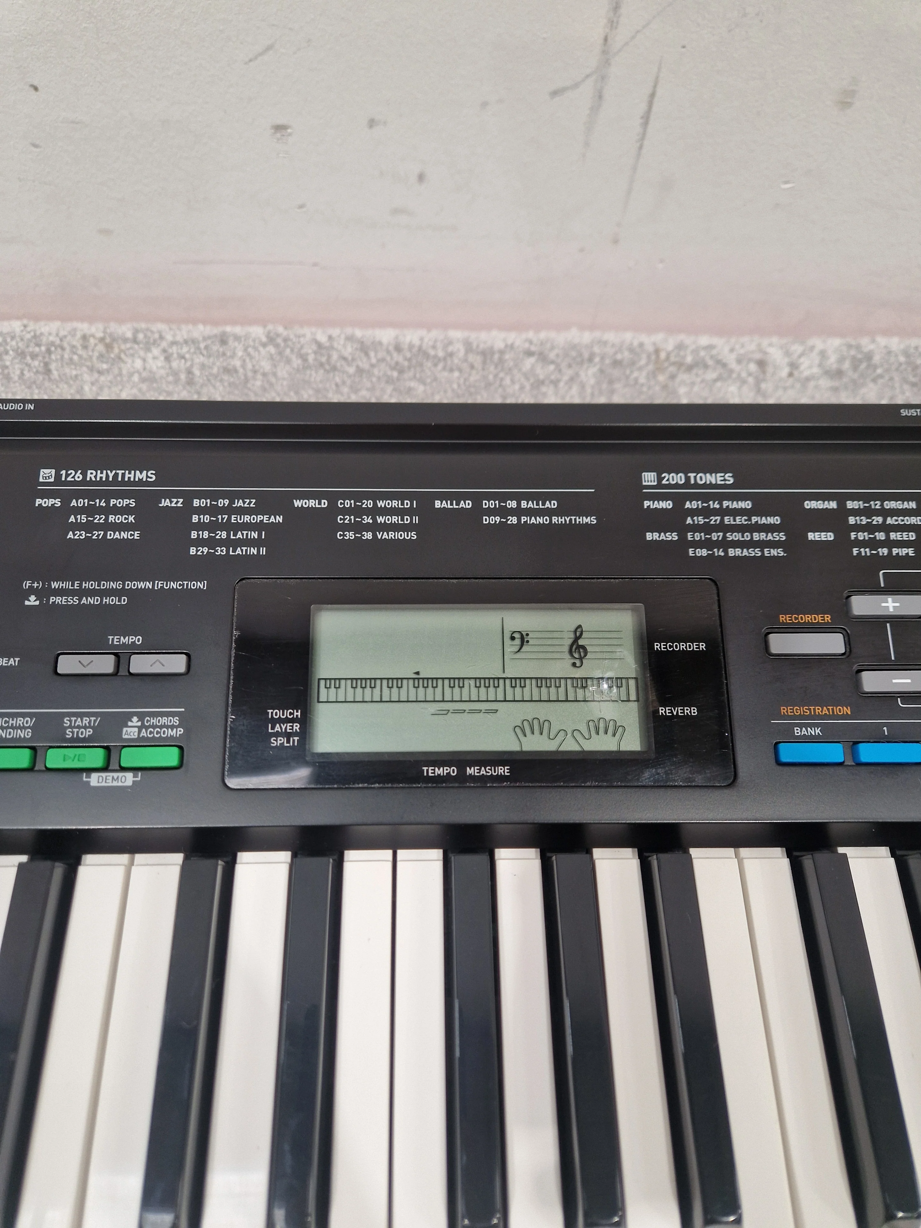 Casio Ctk-3400sk Keyboard - 61 Keys, Built-in Rhythms - Fair - Image 8