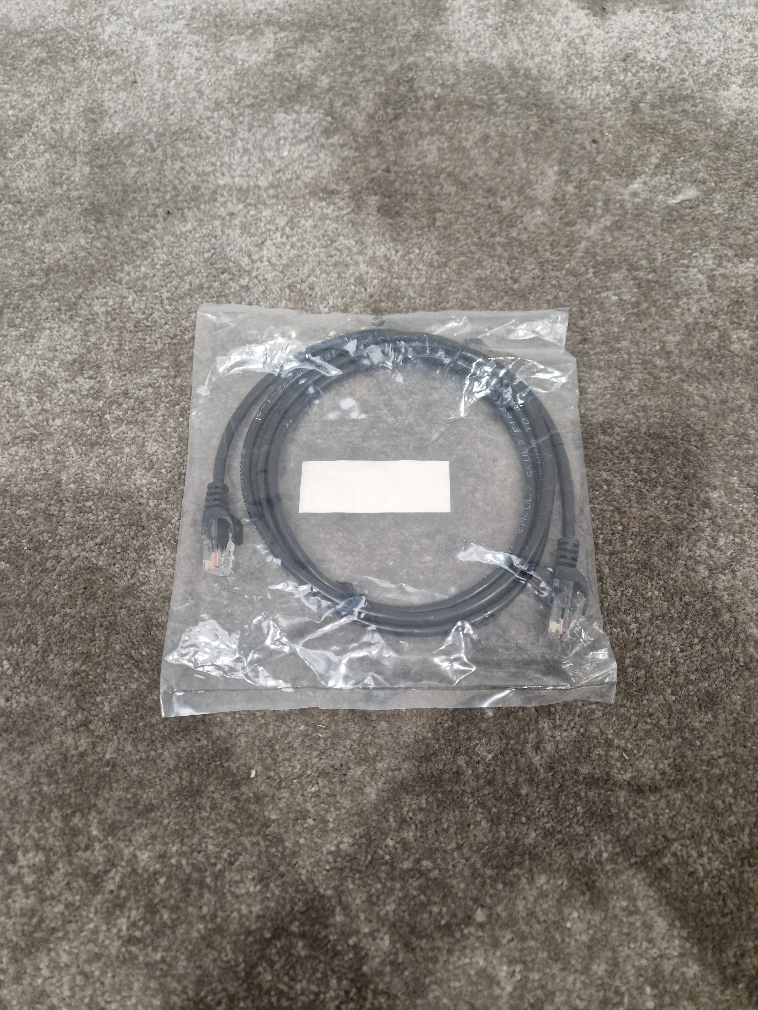 Cat Ethernet Cable 5FT Black - High-Speed Data Transfer - Excellent w/ Original Packet - Image 2