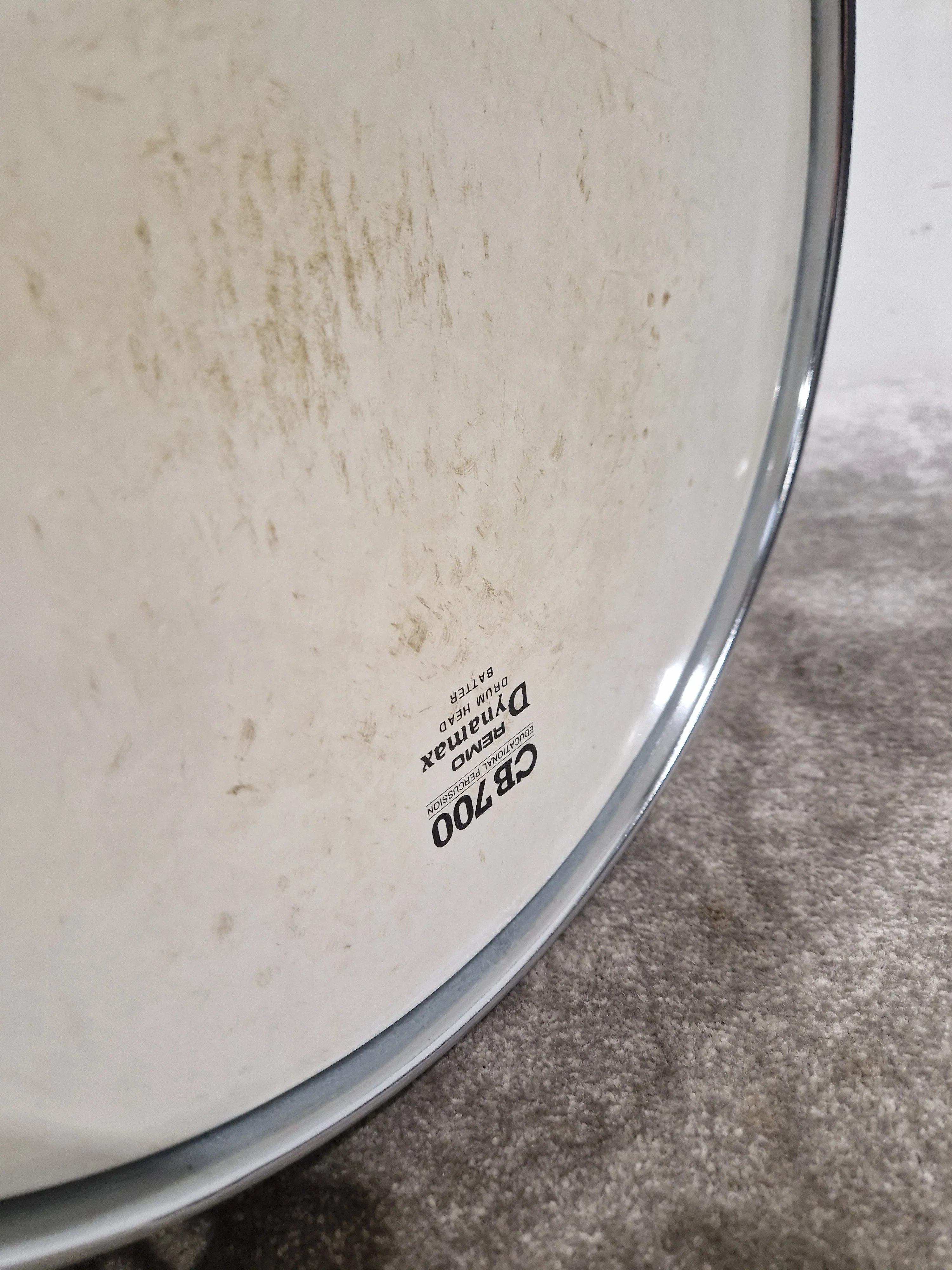 CB700 - Educational Snare Drum - Chrome - Good w/ Hard Case & Drum sticks & Drum stand - Image 3