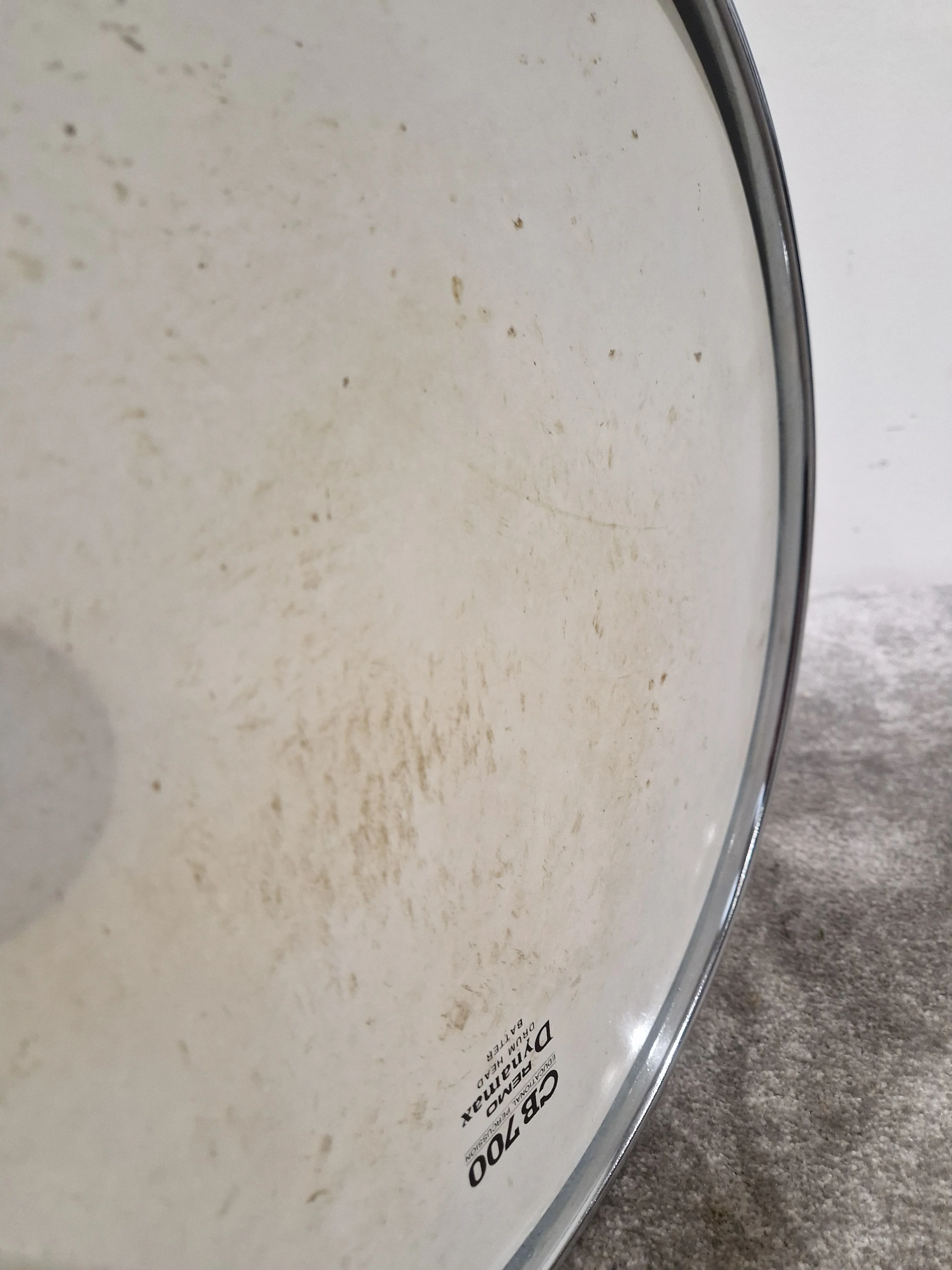 CB700 - Educational Snare Drum - Chrome - Good w/ Hard Case & Drum sticks & Drum stand - Image 4