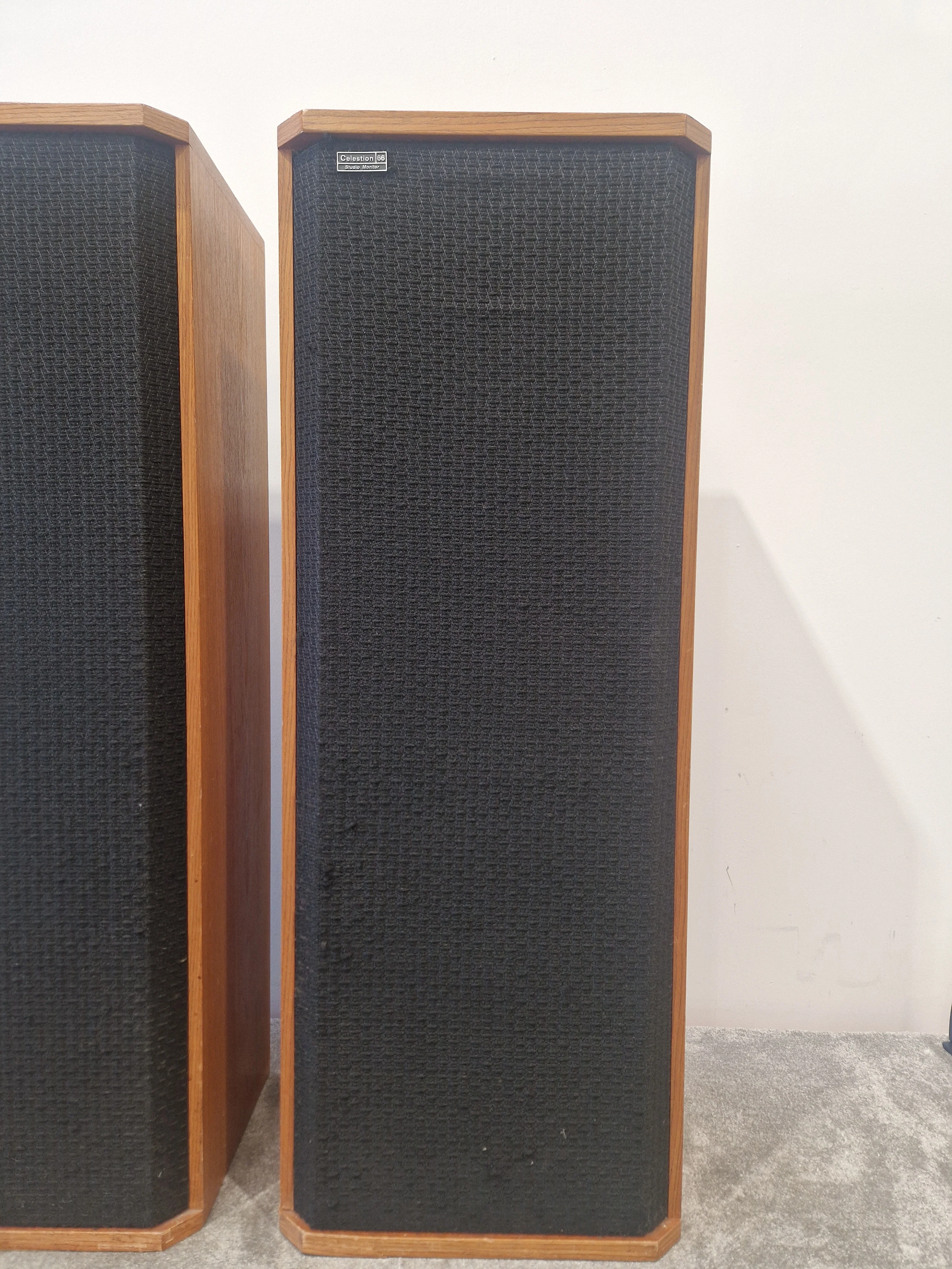 Celestion 66 Studio Monitor Speaker Pair - Nearfield Reference Monitors - Excellent w/ Connector cables - Image 15