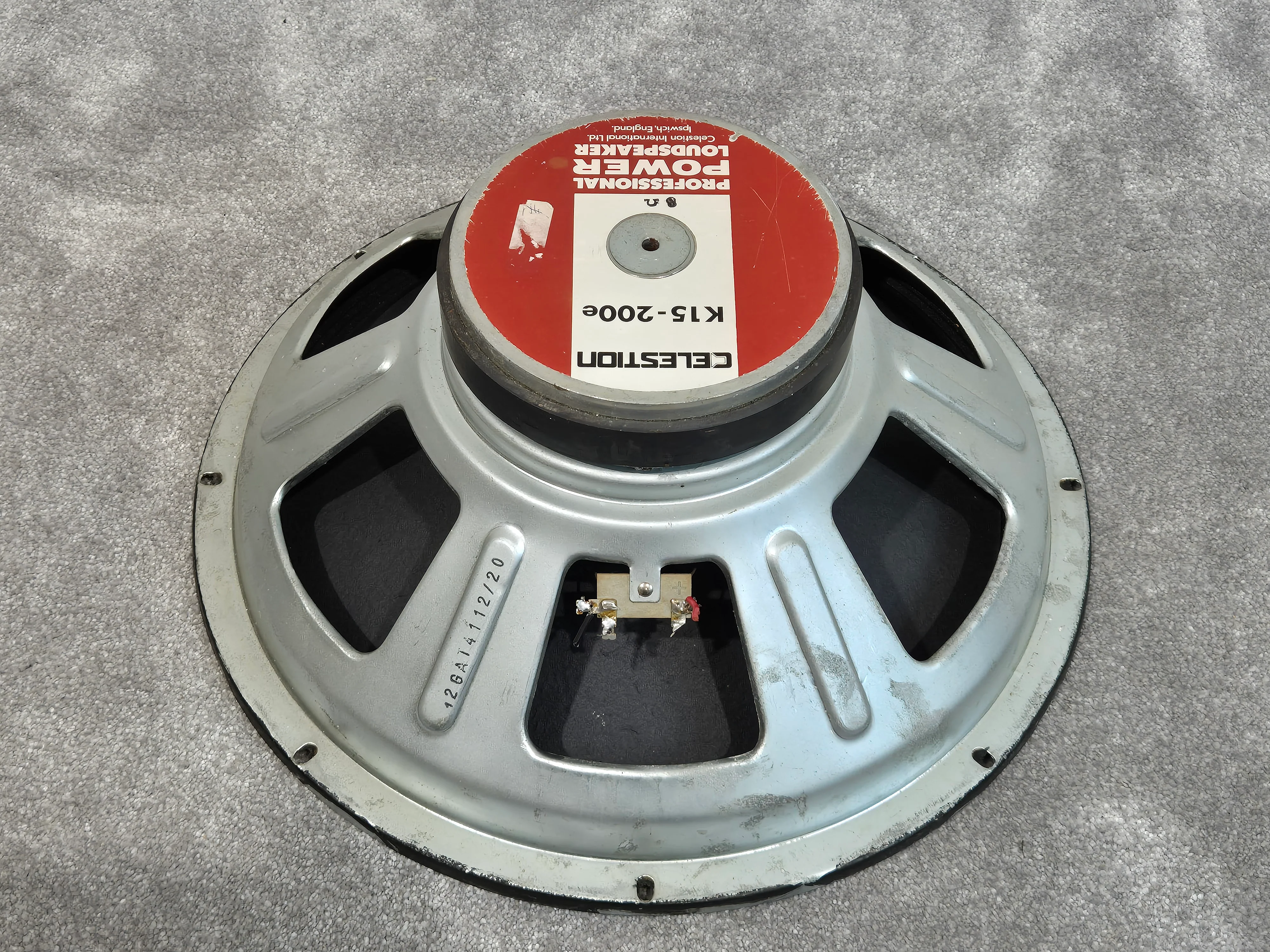 Celestion K15-200E - 200-watts Vintage Loudspeaker w/ Speaker Cover - Image 6