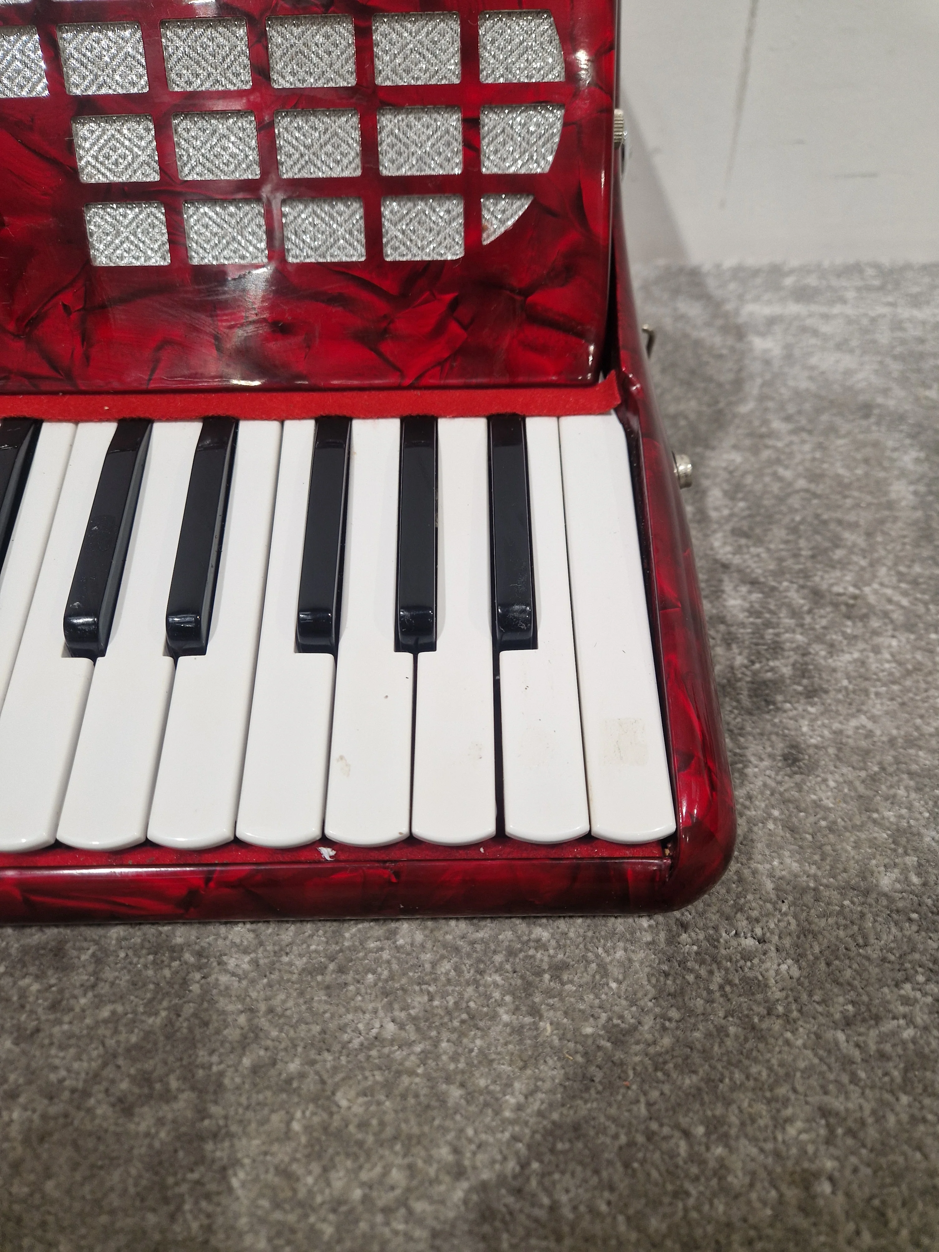 CHANSON 26 KEY-48 BASS - Compact Accordion - Good w/ Hard Case - Image 11