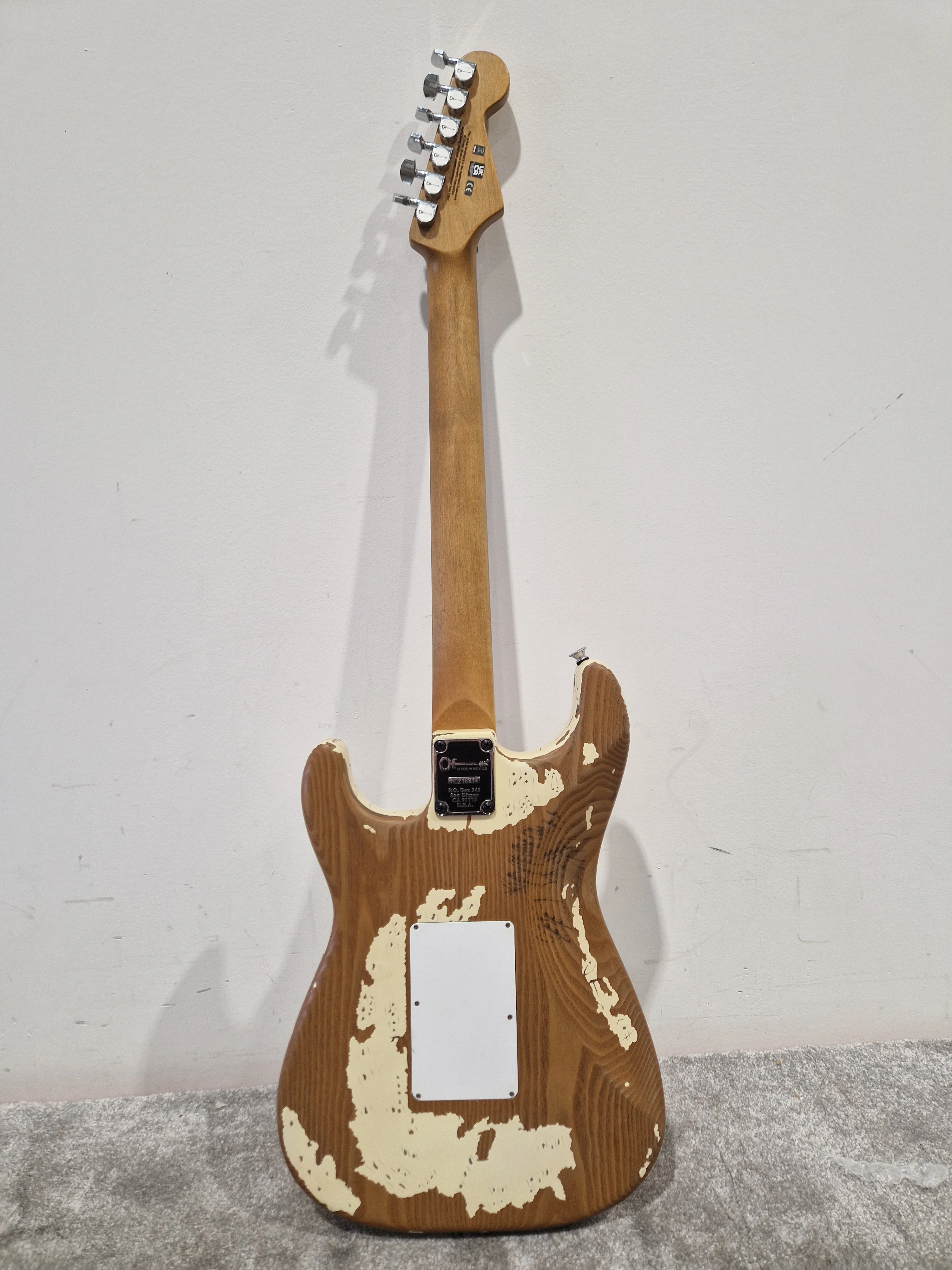 Charvel Henrik Danhage - Electric Guitar - White Relic - Excellent w/ Soft Case & spare whammy - Image 13