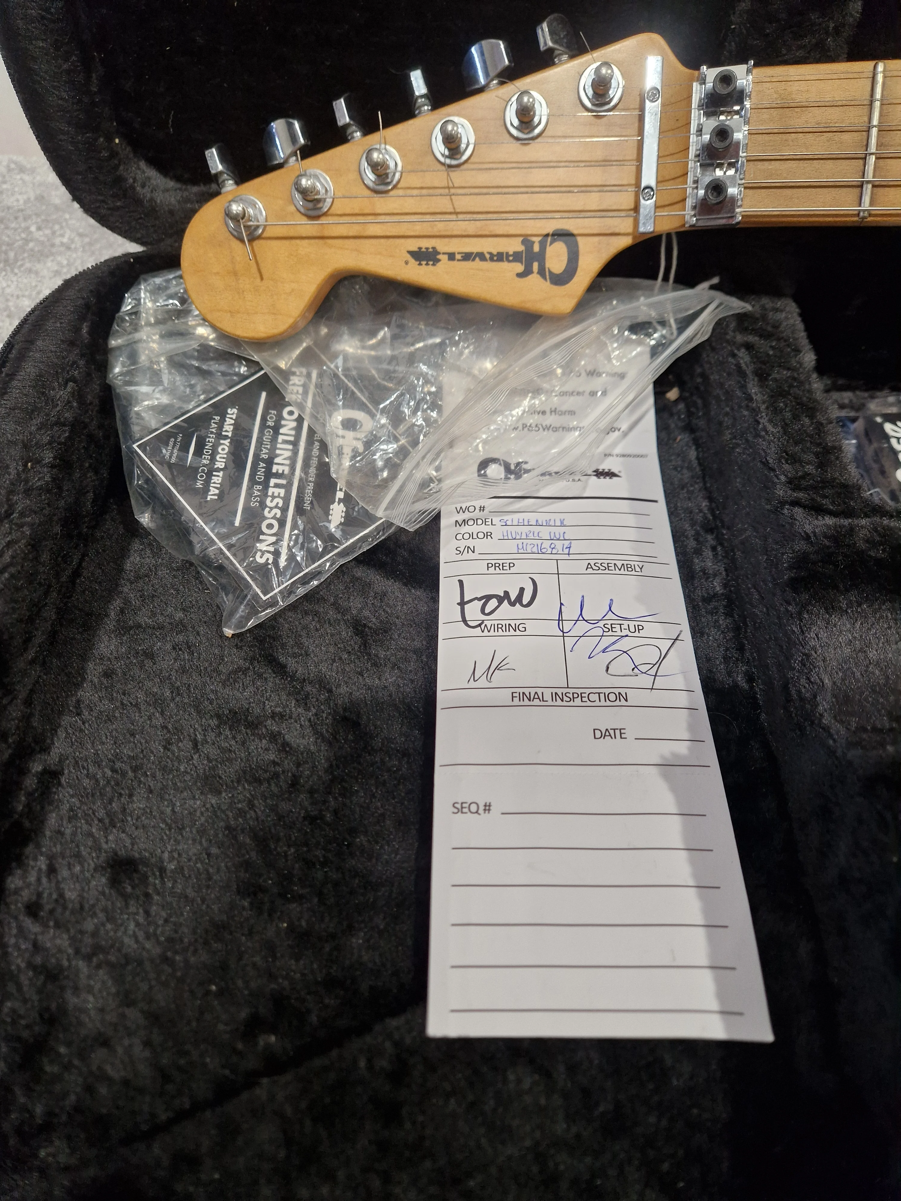Charvel Henrik Danhage - Electric Guitar - White Relic - Excellent w/ Soft Case & spare whammy - Image 17