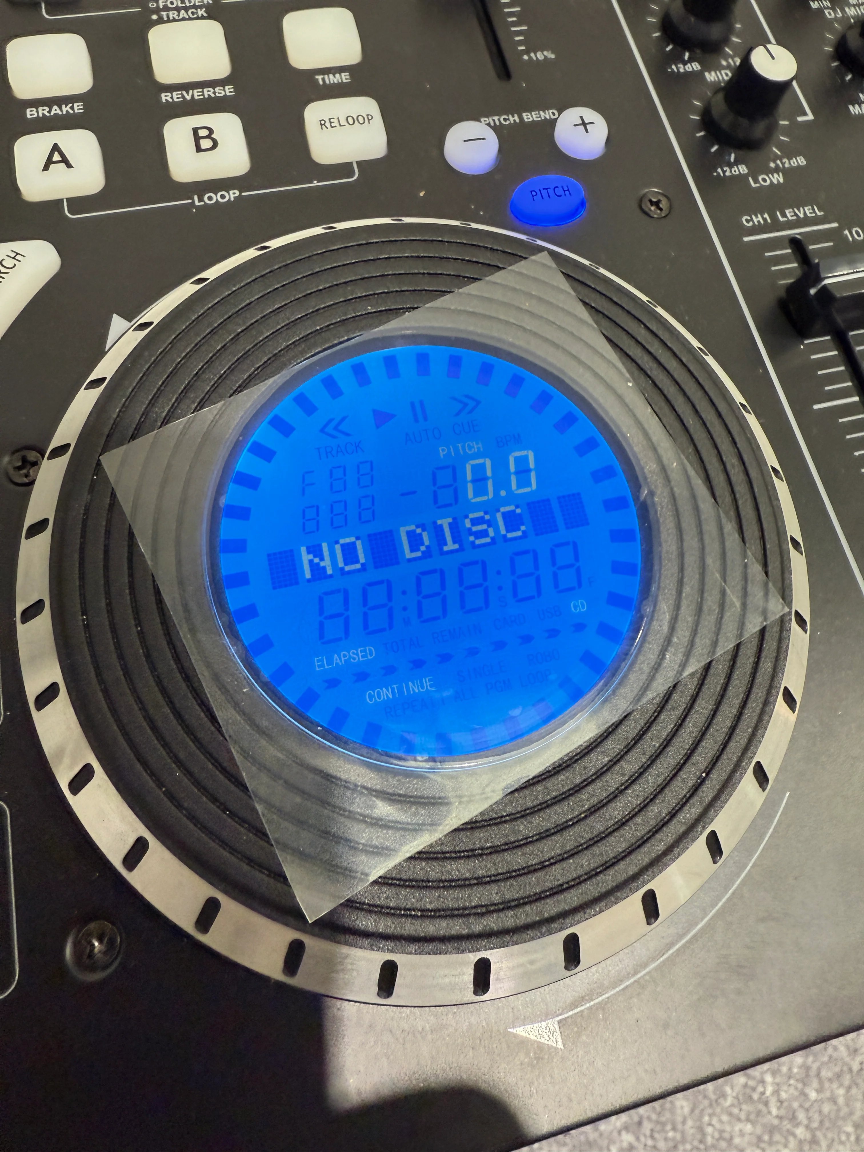 Citronic CDMX-1 Mk2 Professional CD / MP3 Player Mixer DJ - Image 3