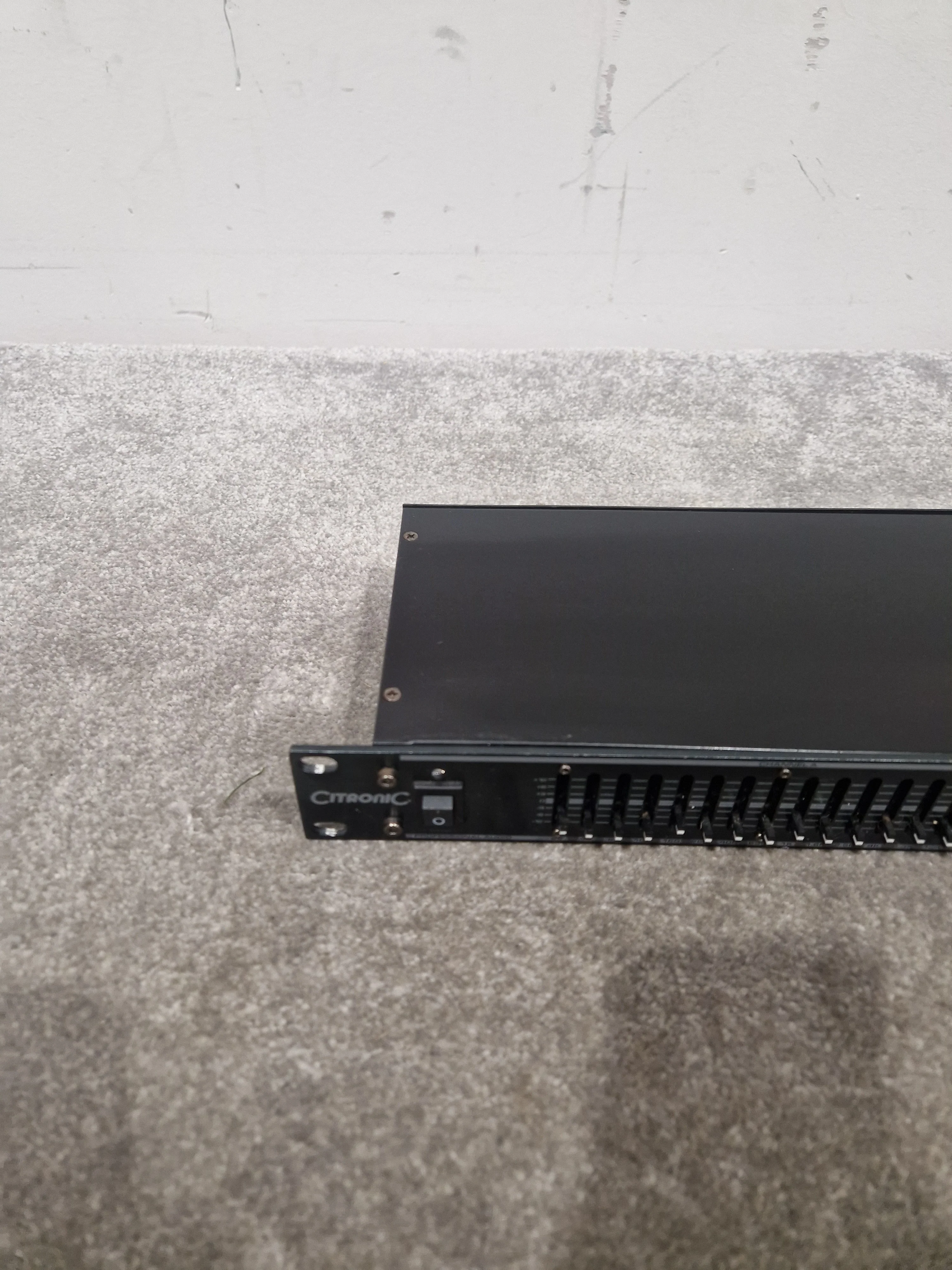 Citronic Equalizer CQ215 B - Dual 15-Band EQ - Very Good w/ Power Supply - Image 6