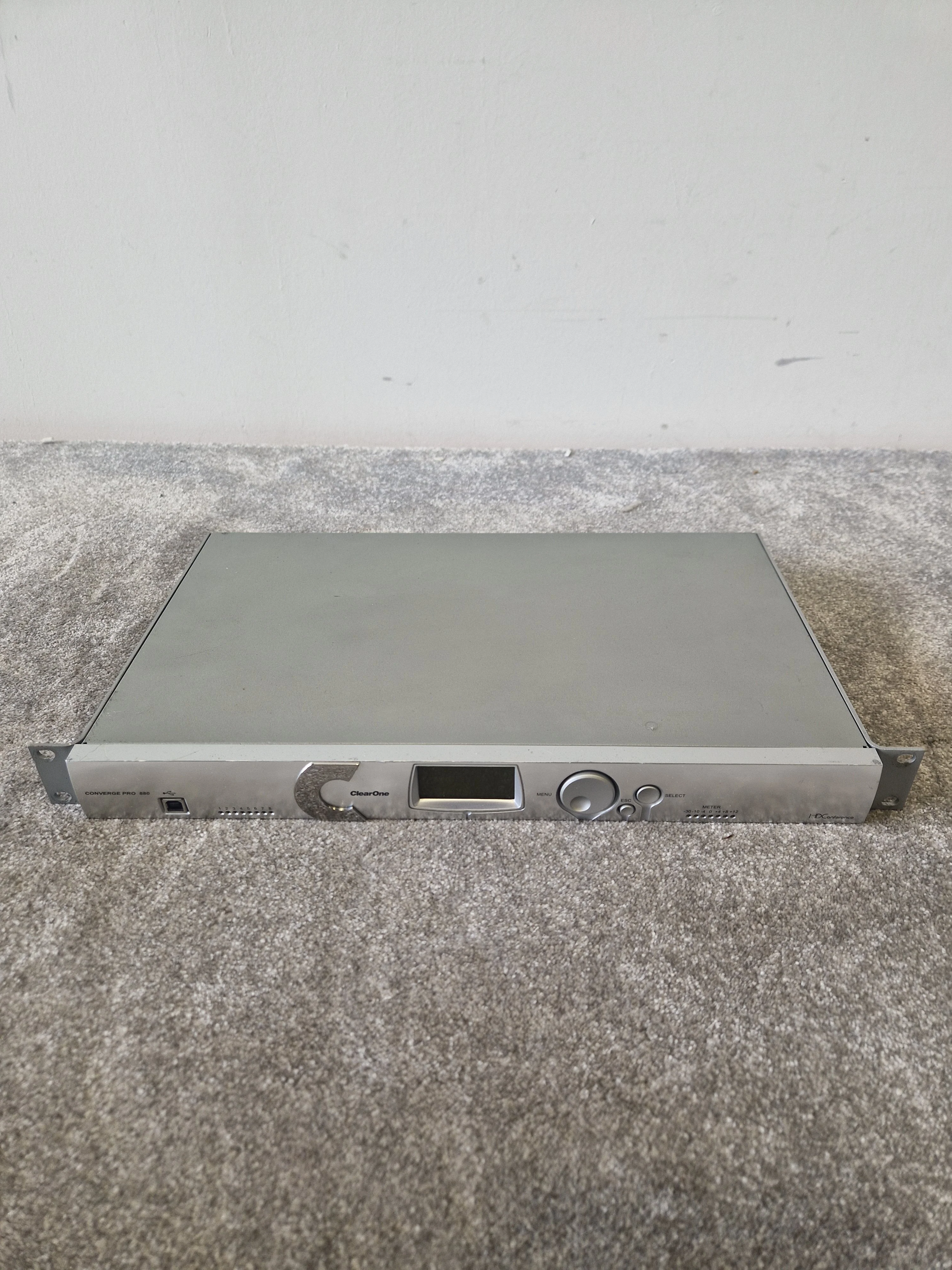 ClearOne 880 – 8-Channel DSP & Network Control – Good - Image 3