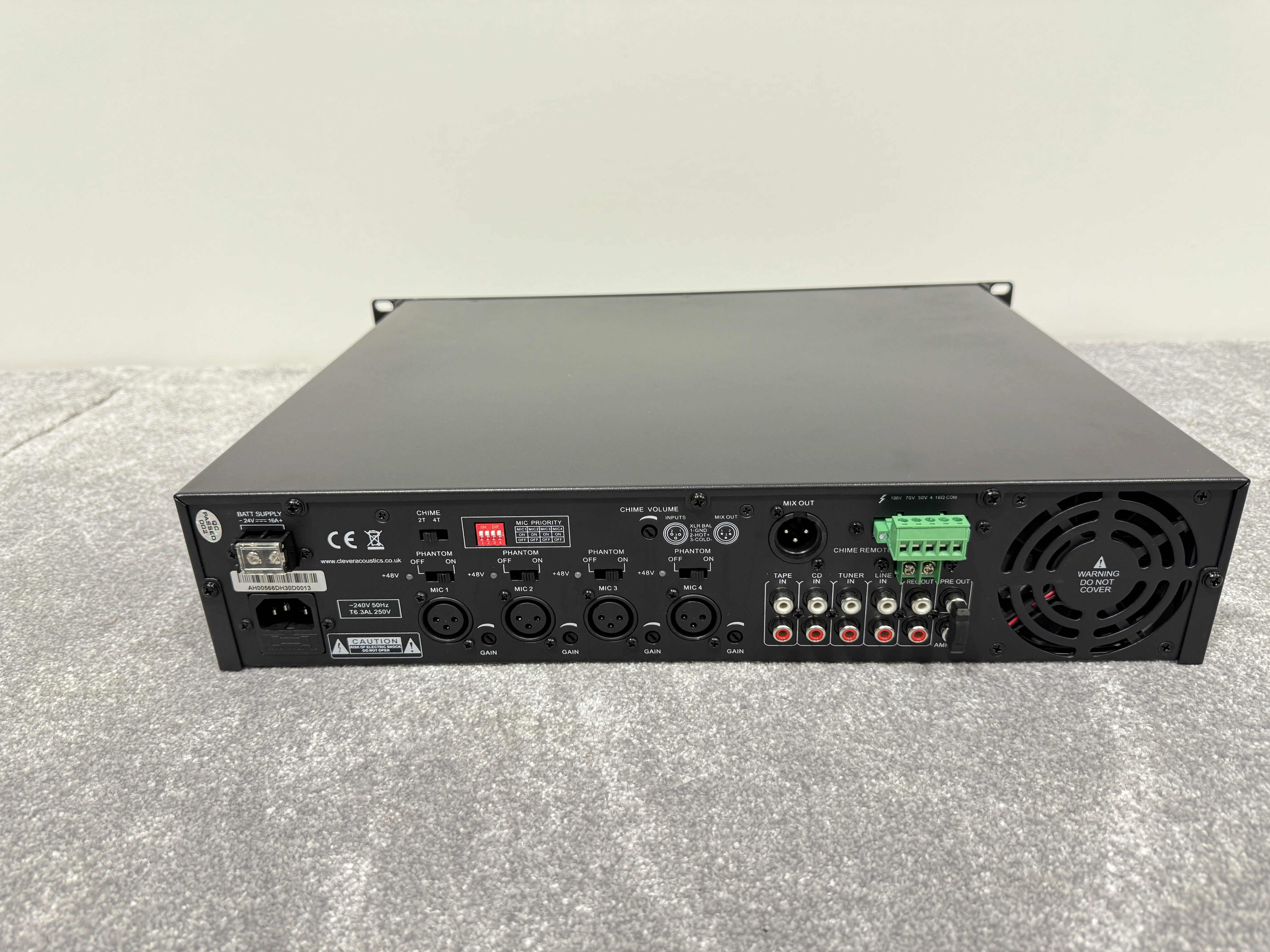 Clever Acoustics MA 3240 - Amplifier, 4 Channels w/ Original Box & Power Supply - Image 7