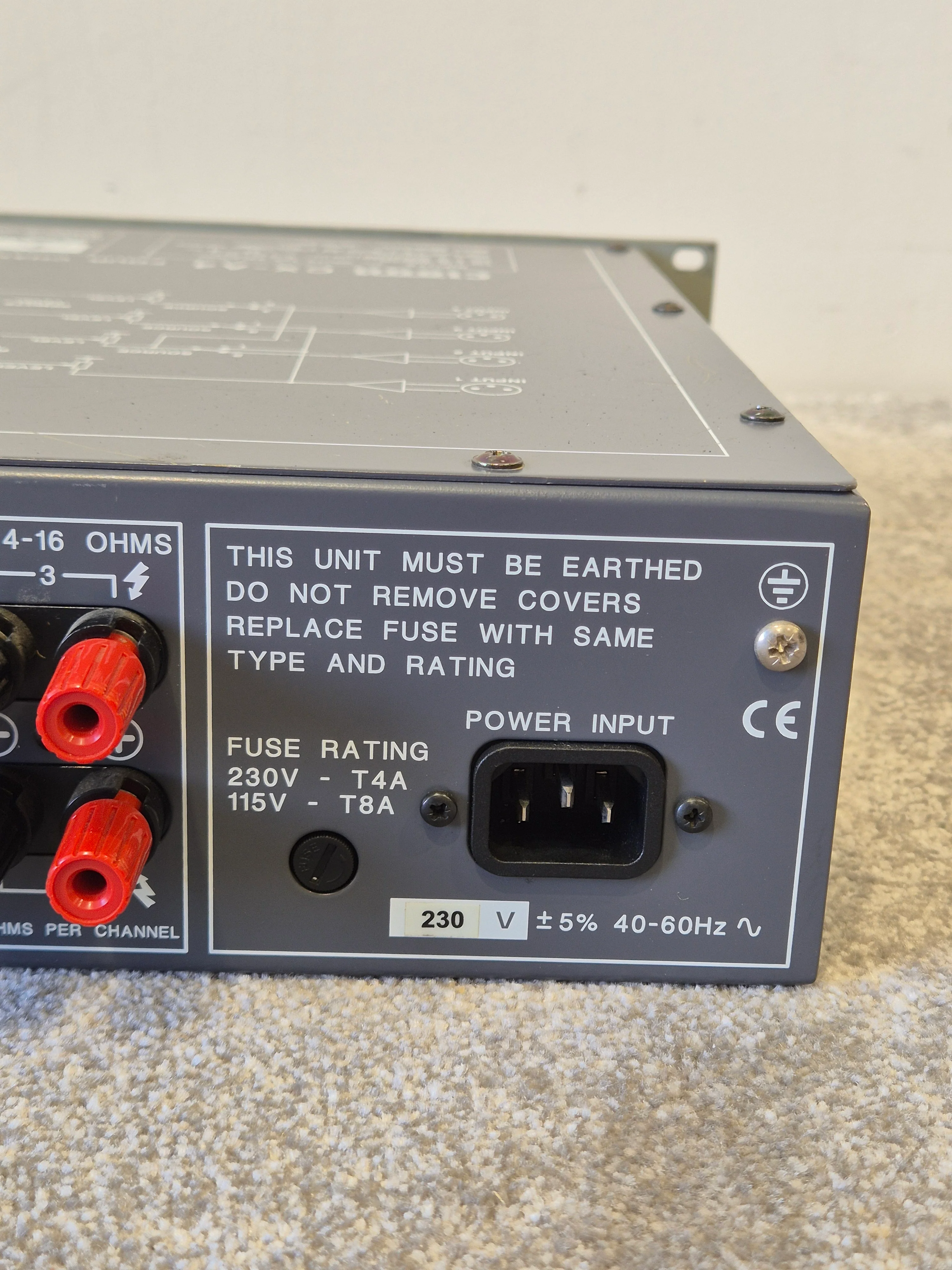 Cloud CX-A4 - 4 Channel Power Amplifier - Fair - Image 11