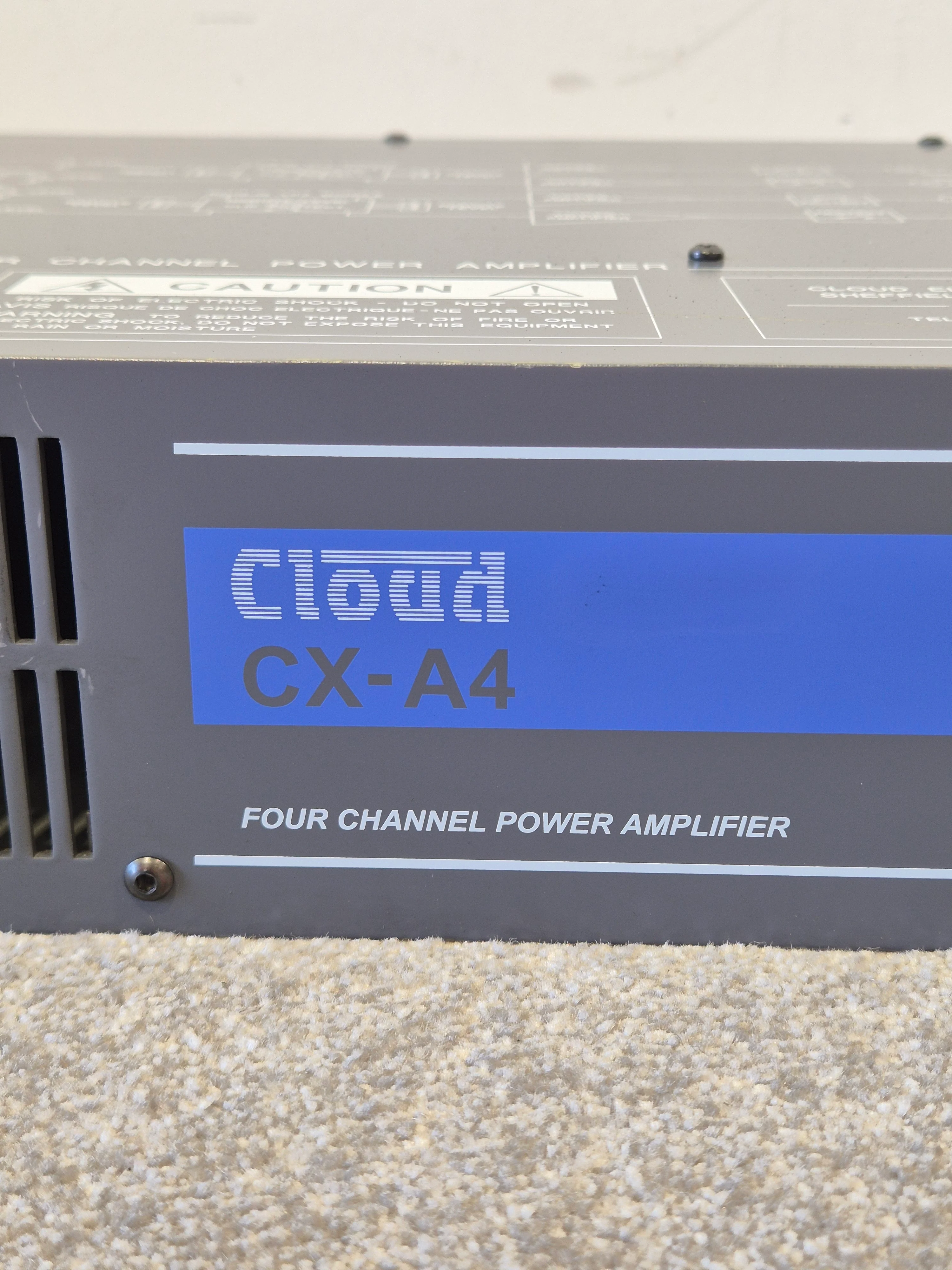 Cloud CX-A4 - 4 Channel Power Amplifier - Fair - Image 3