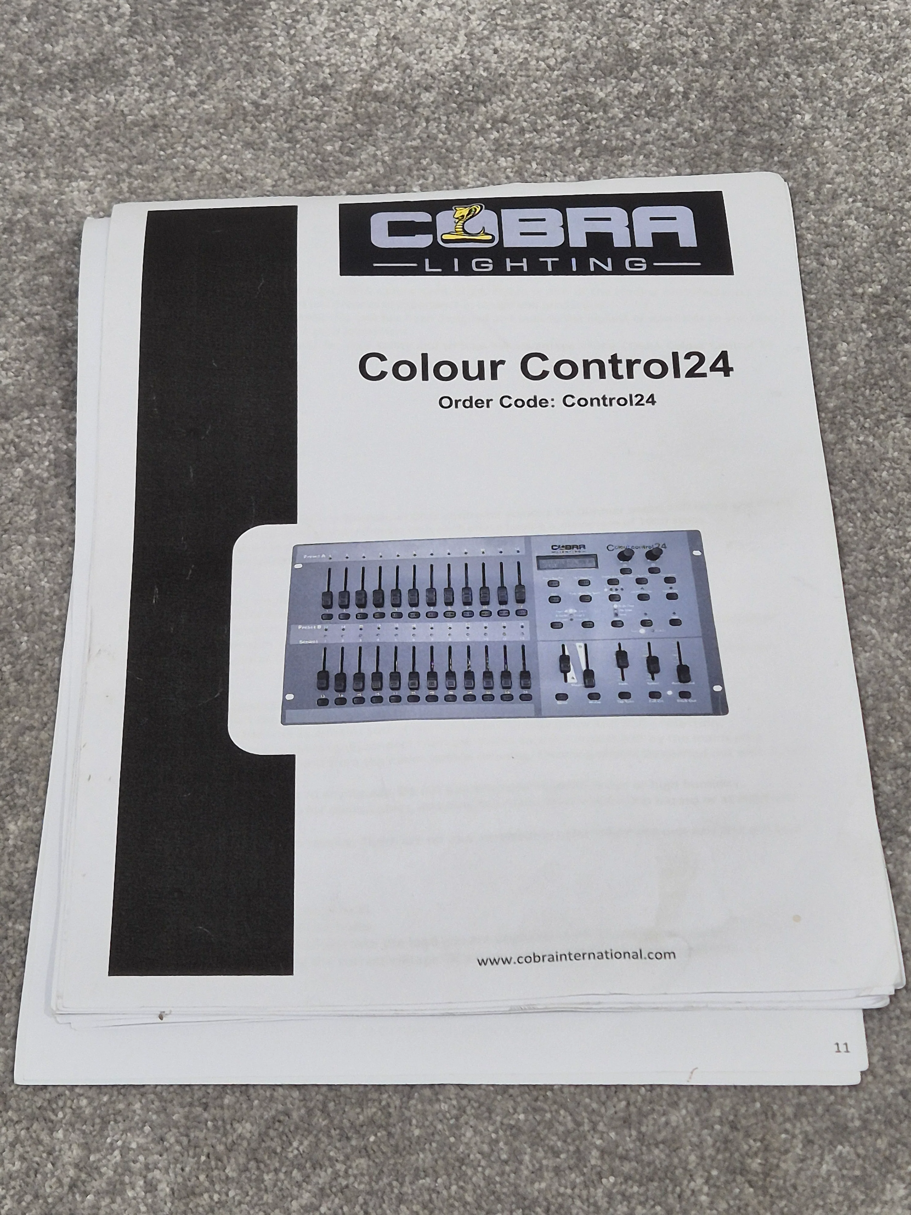 Cobra Colour Control 24 - 24-channel DMX Light Controller w/ Flight Case - Image 7
