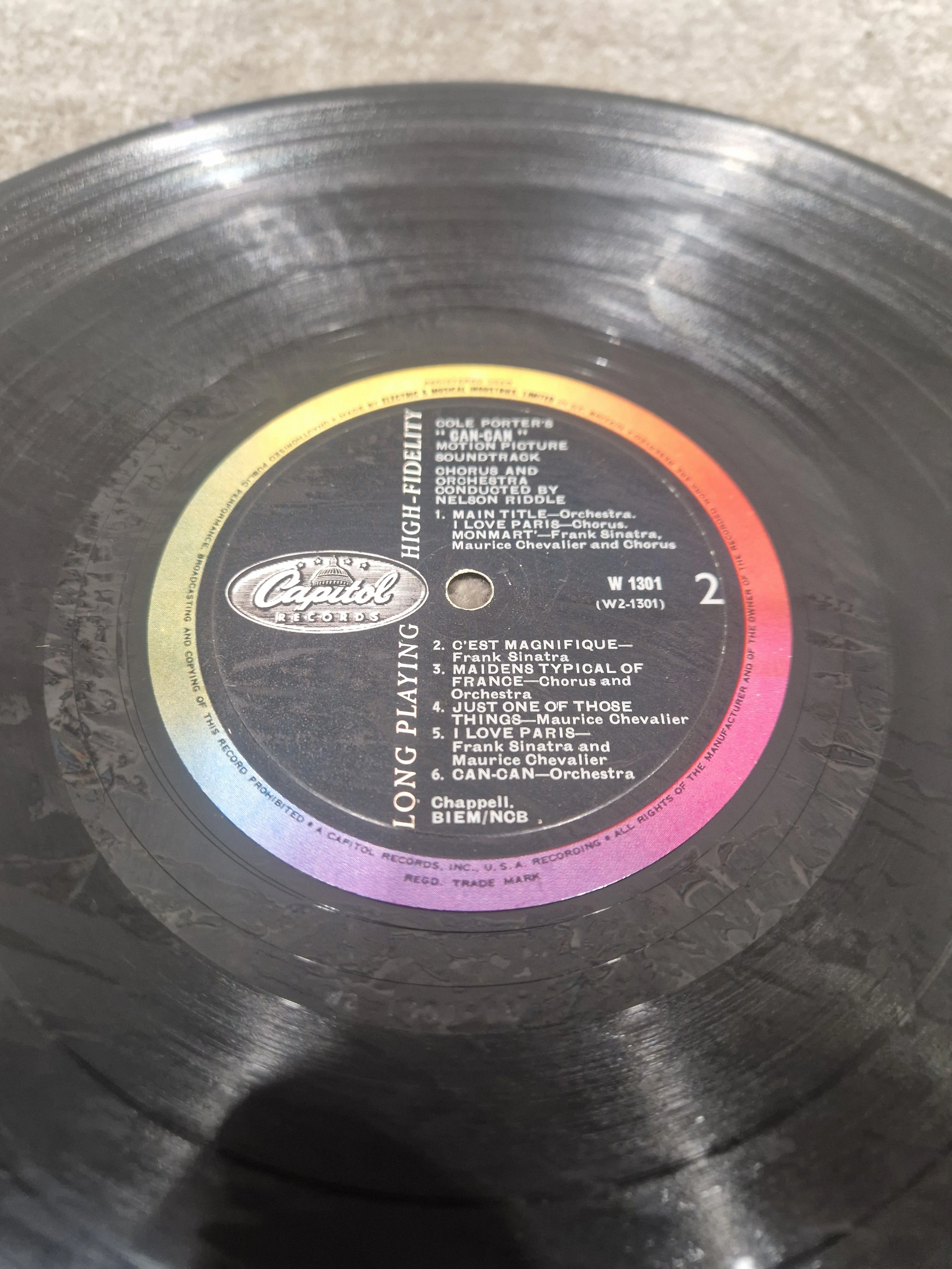 Cole Porter's Can-Can Musical Soundtrack Vinyl – Vinyl Record - Excellent - Image 3