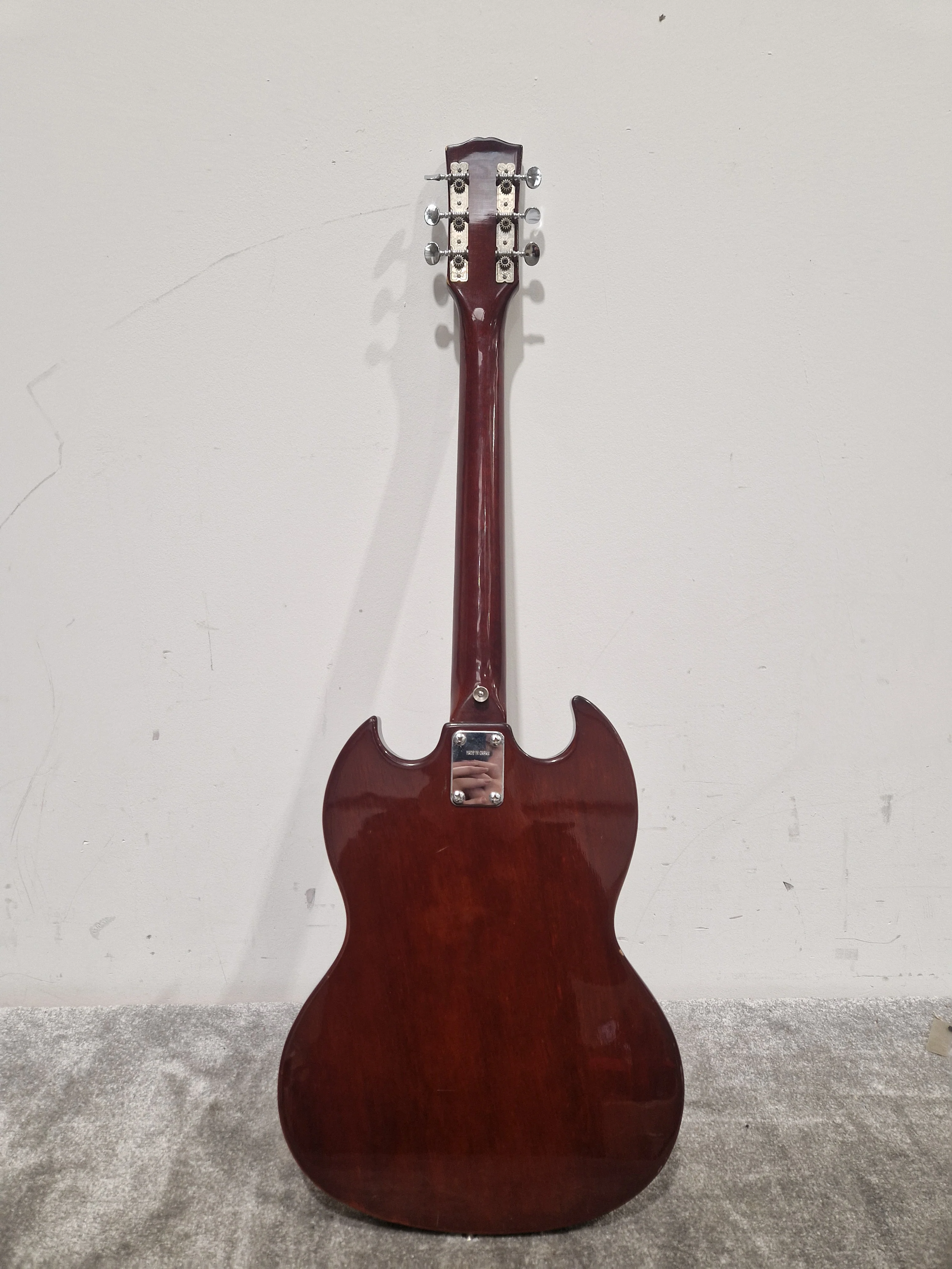 Columbus SG Electric Guitar - Red Electric Guitar - Well-Preserved - Good - Image 10