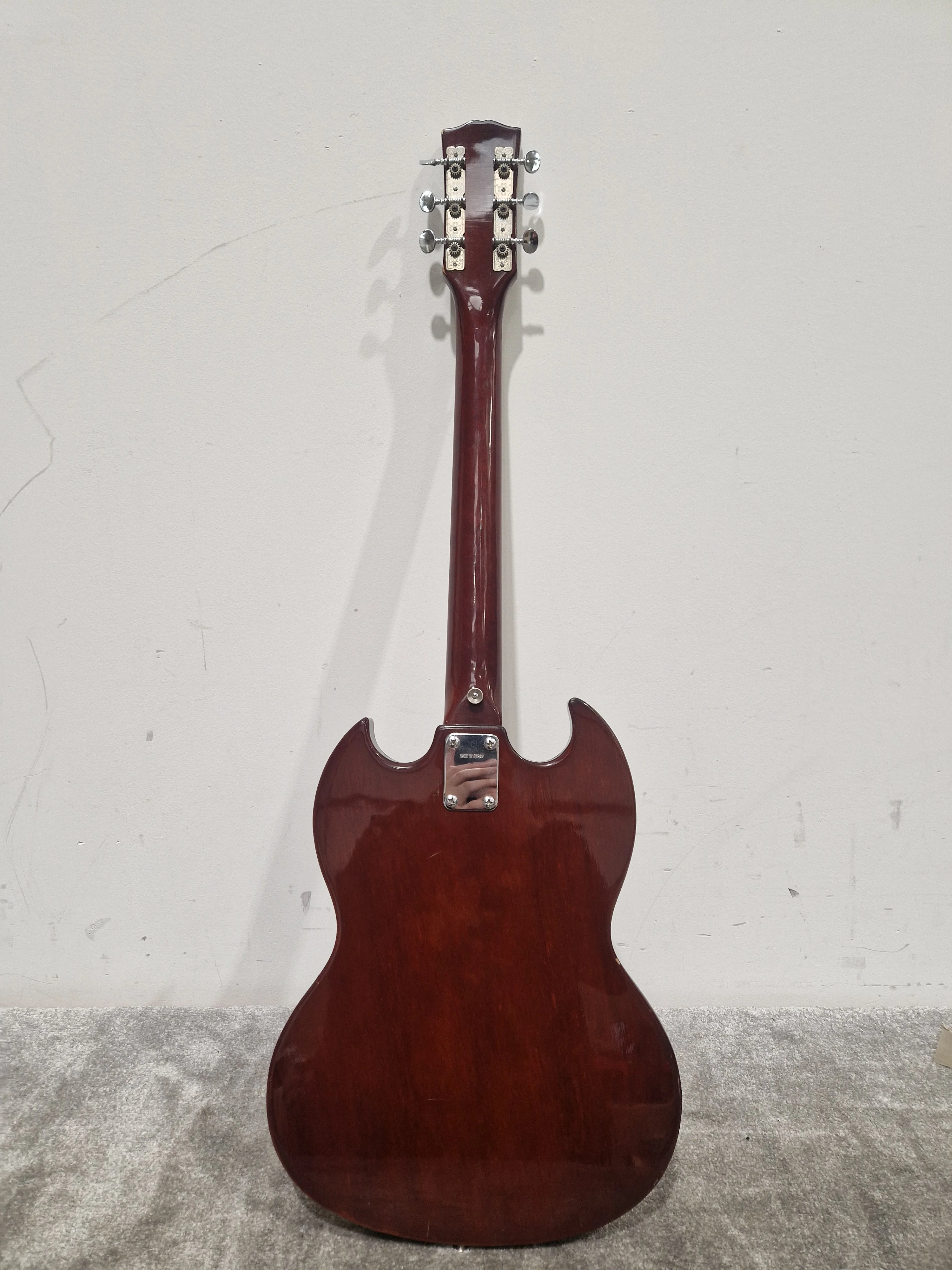 Columbus SG Electric Guitar - Red Electric Guitar - Well-Preserved - Good - Image 11