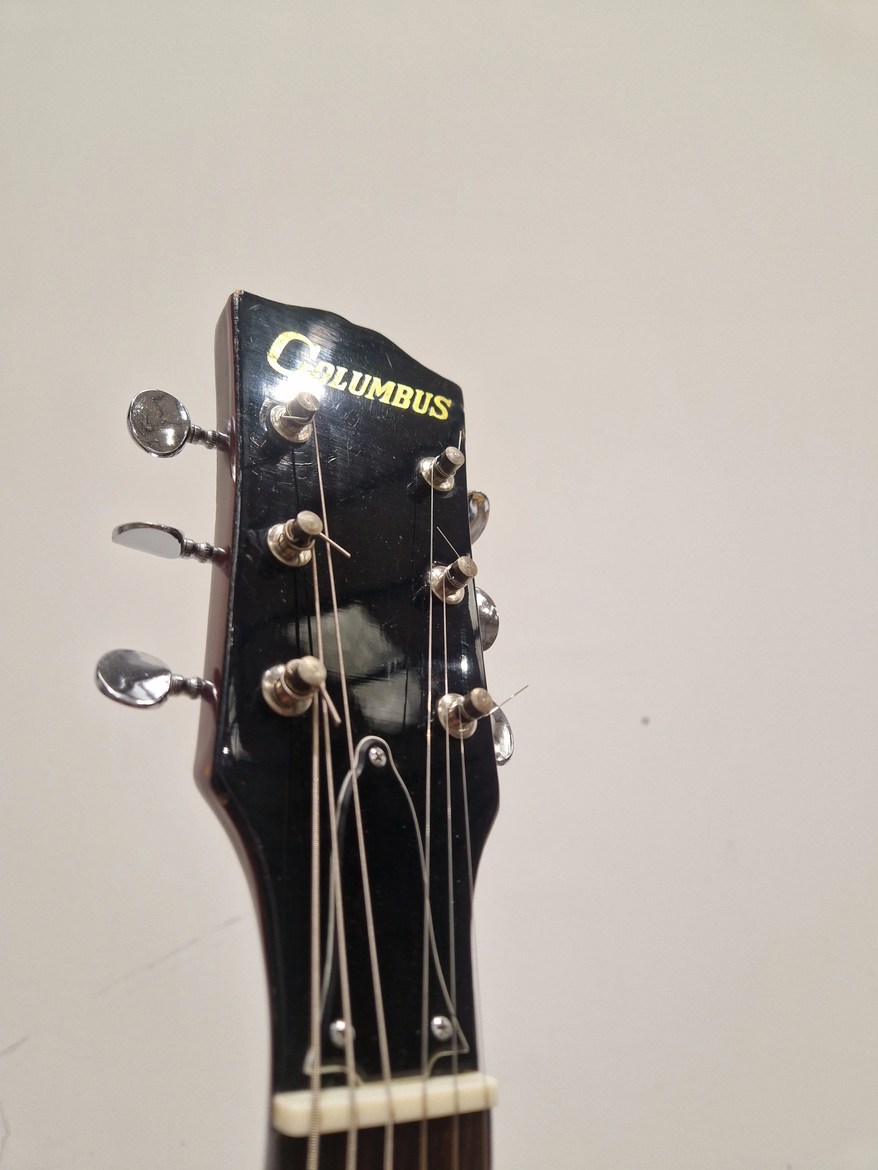 Columbus SG Electric Guitar - Red Electric Guitar - Well-Preserved - Good - Image 8