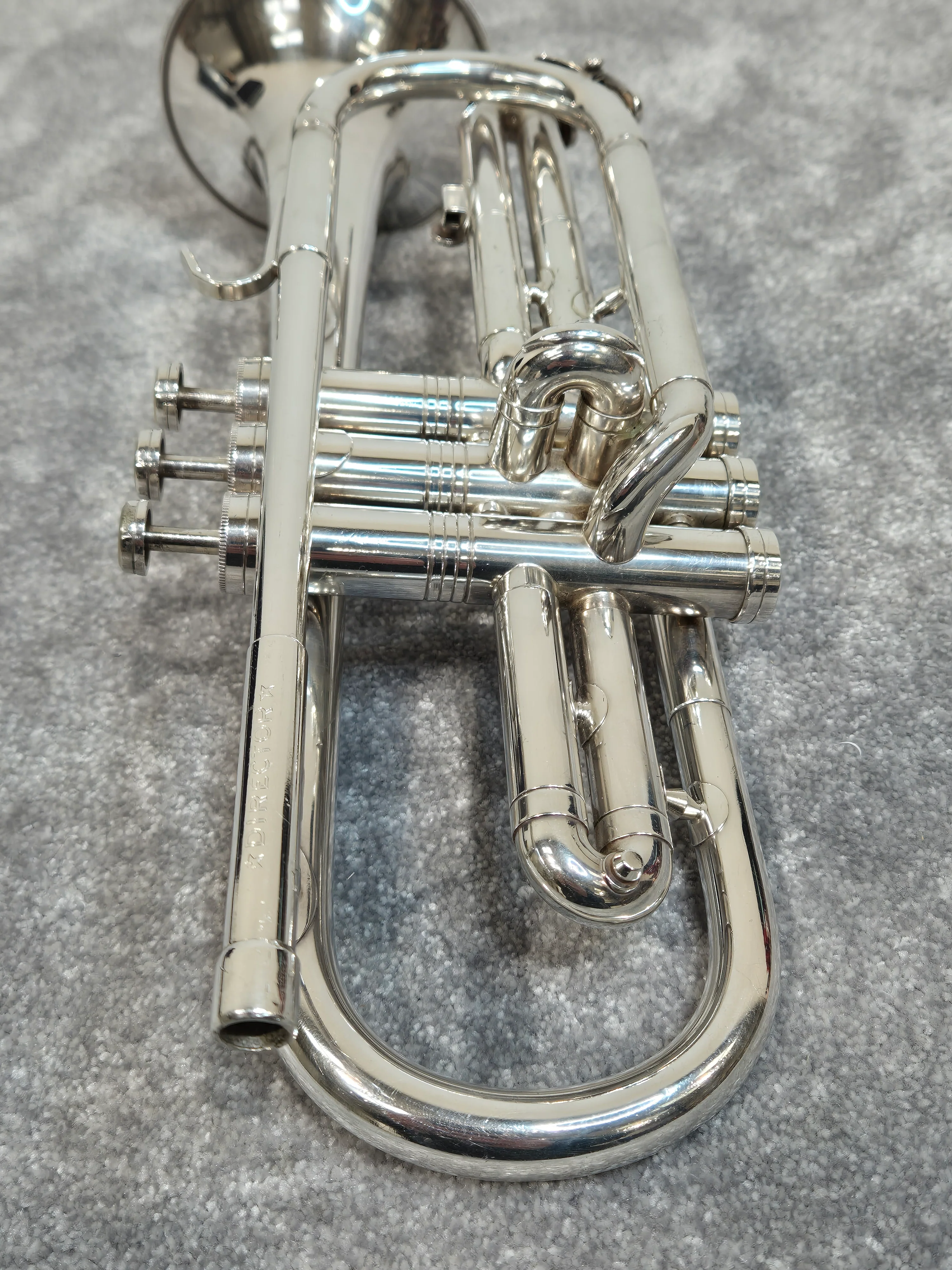 Conn Director Trumpet - Silver - 8-Inch Bell - Original Hard Case - Image 4