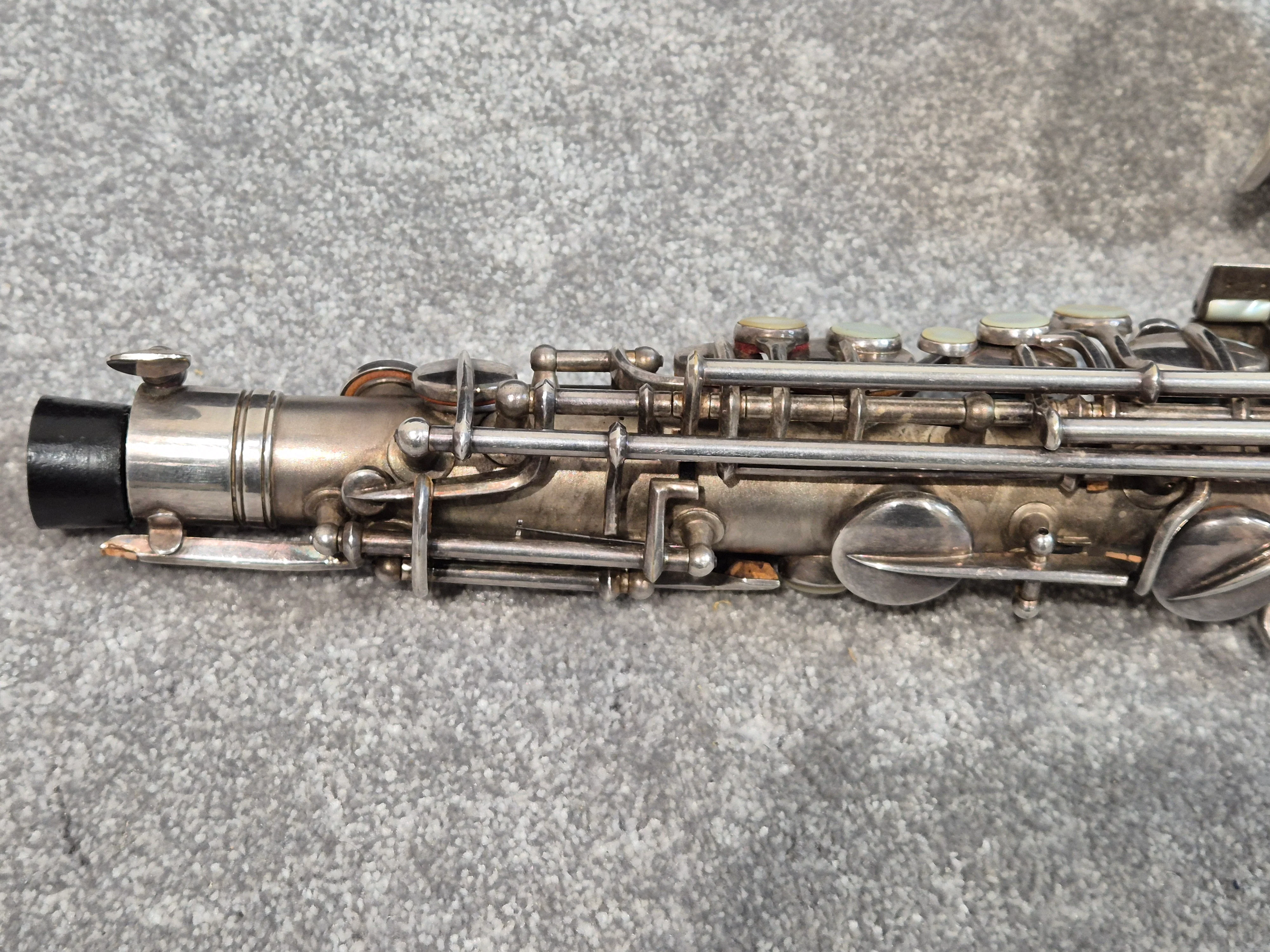 Conn Elkhart Low Pitch Alto Saxophone and Hard Case Made in USA Serial: M219921 - Image 6