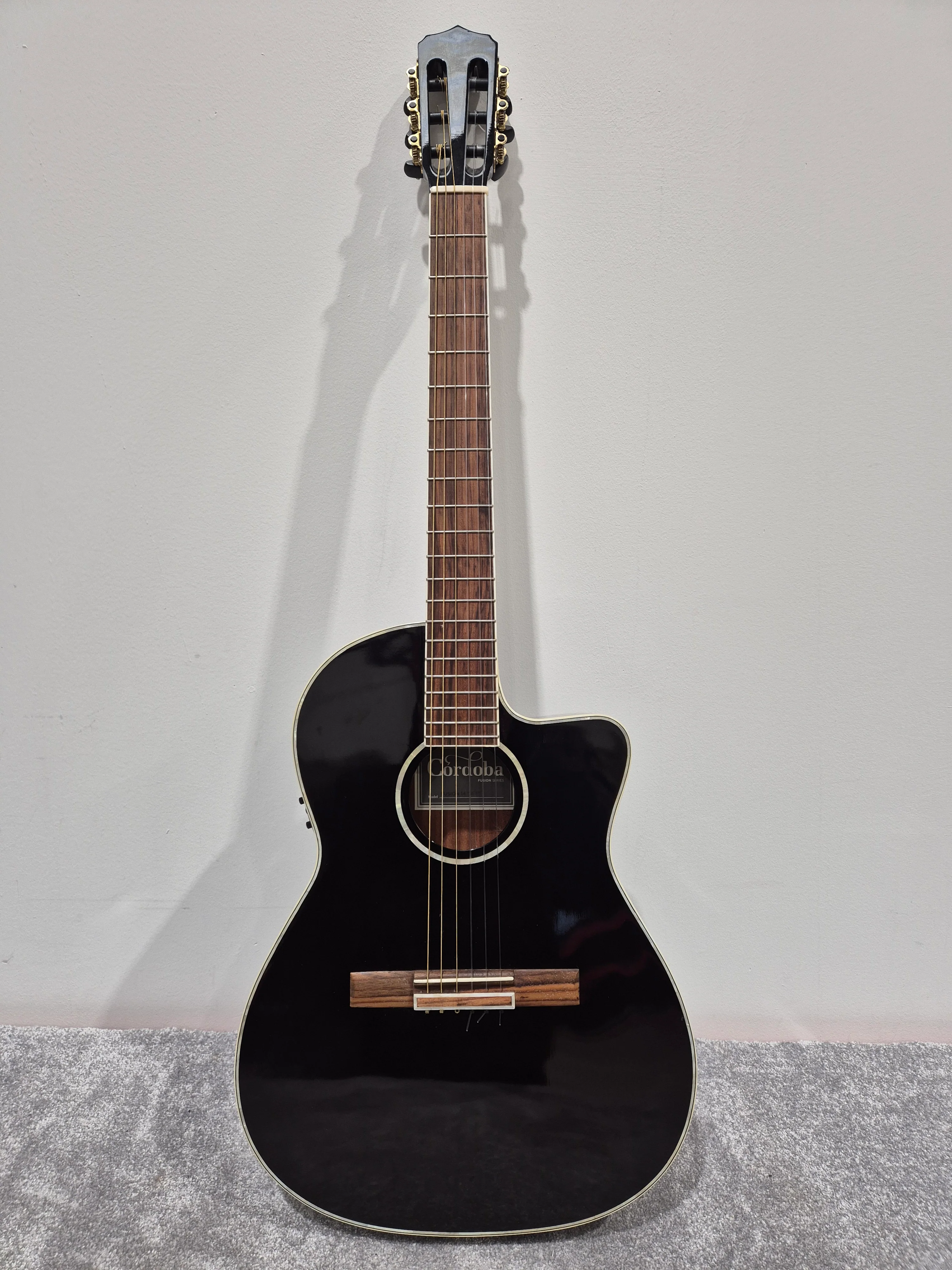 Cordoba Fusion 14 Acoustic Guitar - Solid Spruce Top, Mahogany Back & Sides - Very Good - Image 2