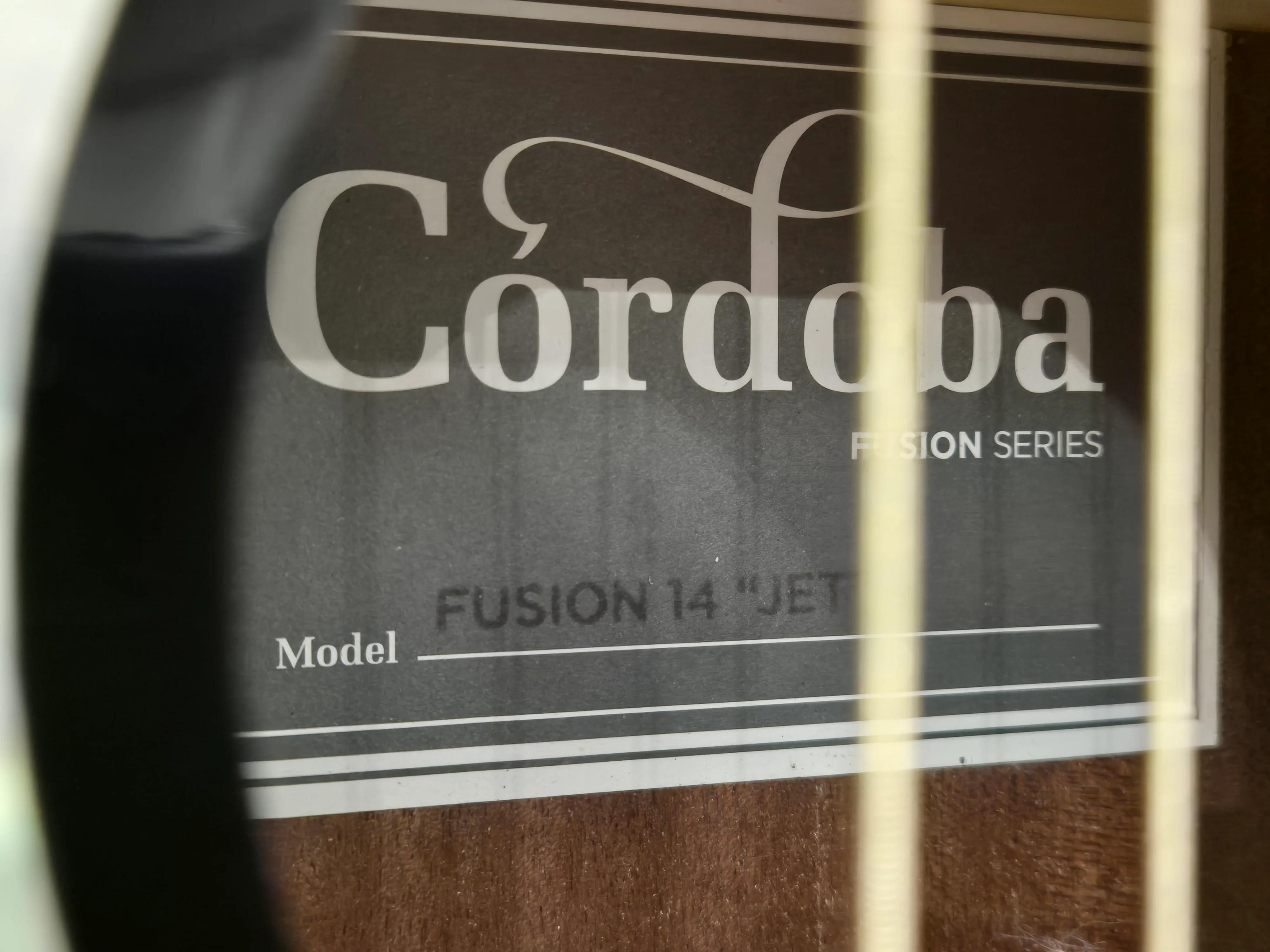 Cordoba Fusion 14 Acoustic Guitar - Solid Spruce Top, Mahogany Back & Sides - Very Good - Image 4
