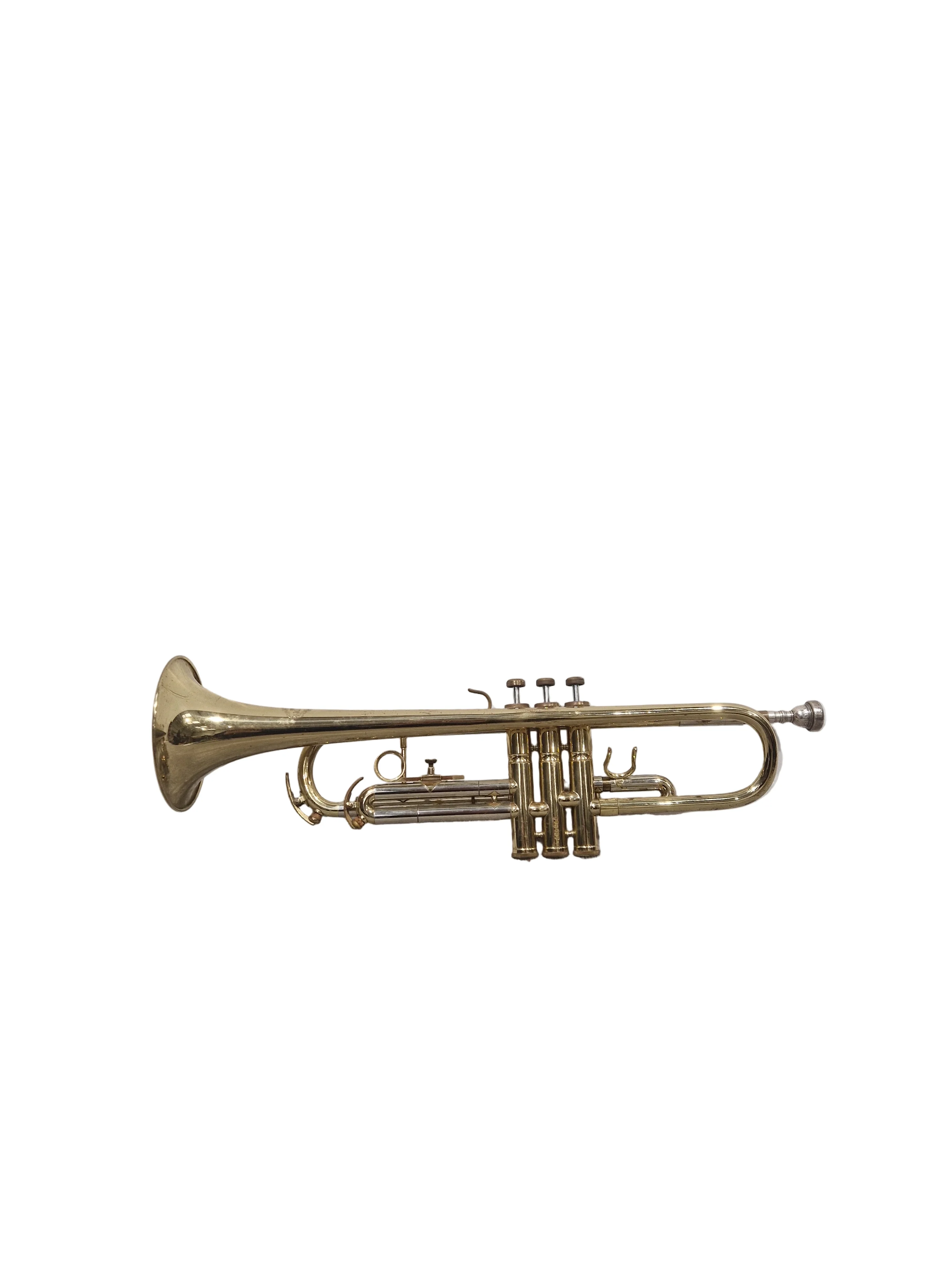 Corton Amati 776467 – Classic Brass Trumpet – Good w/ Chord Soft Case & Trumpet Study Books