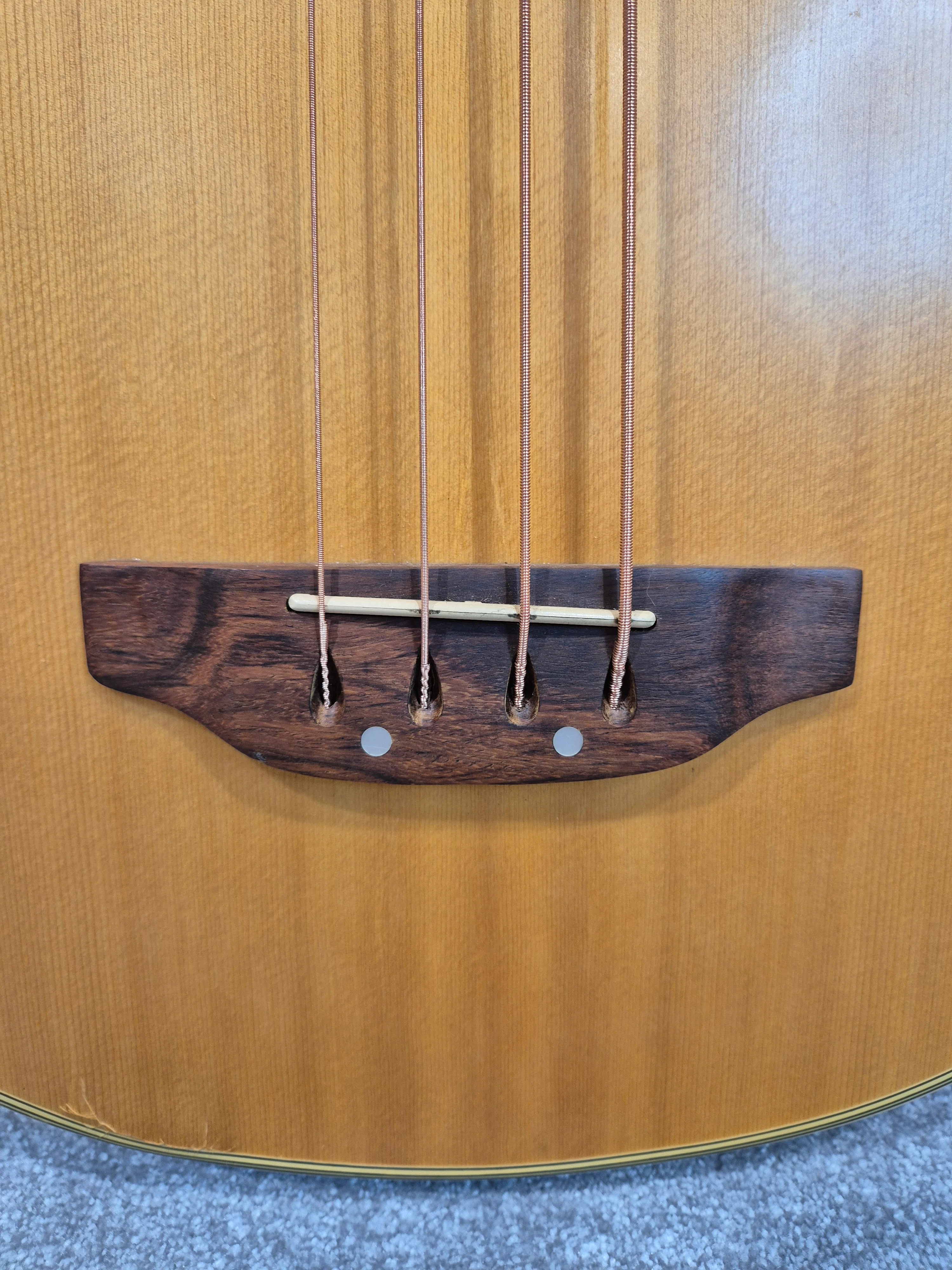 Crafter BA400EQL - Acoustic Bass Guitar - Left-Handed - Soft Bag - Image 3