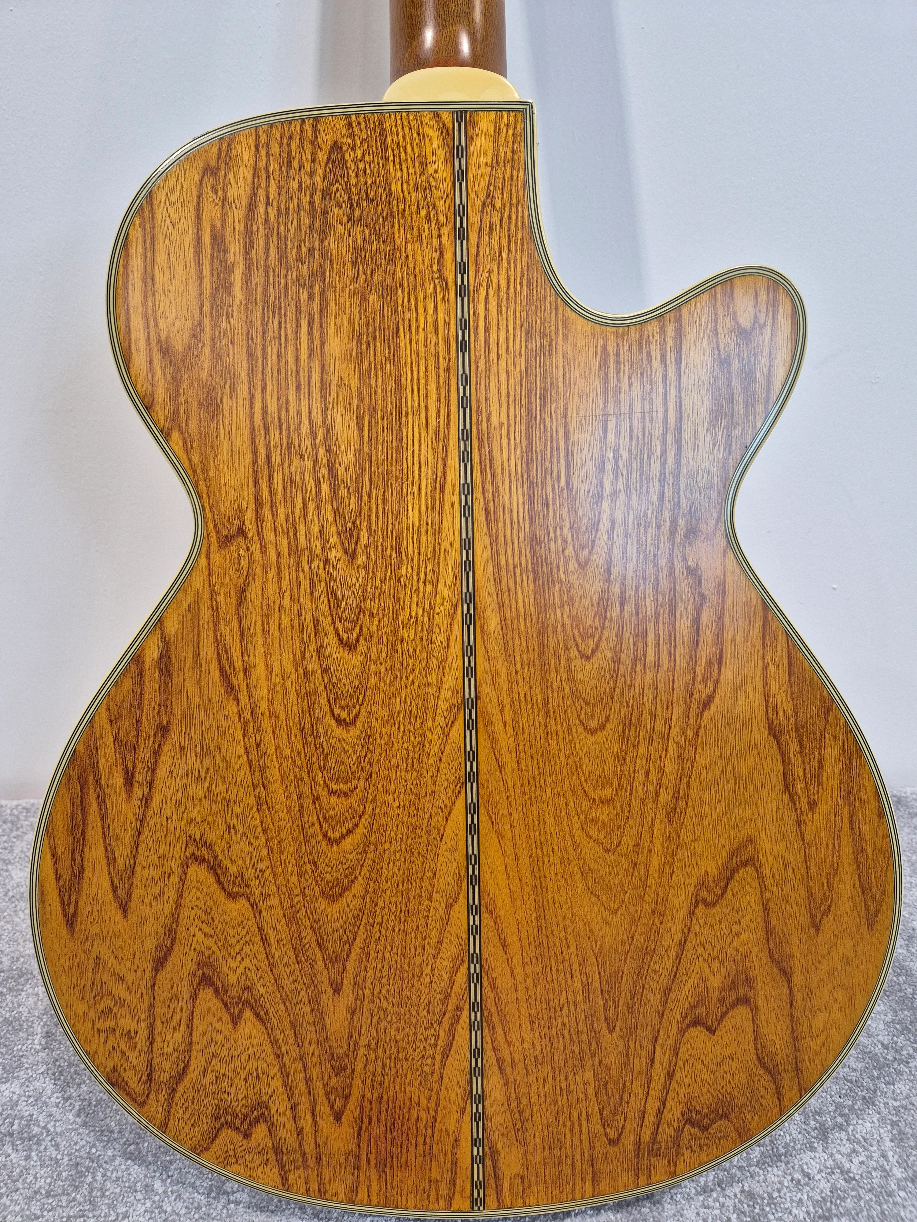 Crafter BA400EQL - Acoustic Bass Guitar - Left-Handed - Soft Bag - Image 7